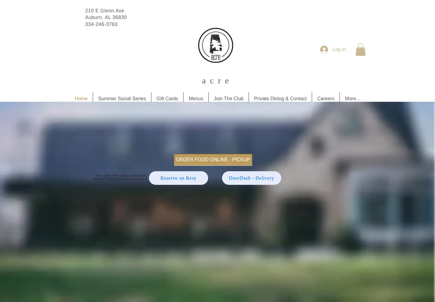 Screenshot of acreauburn.com