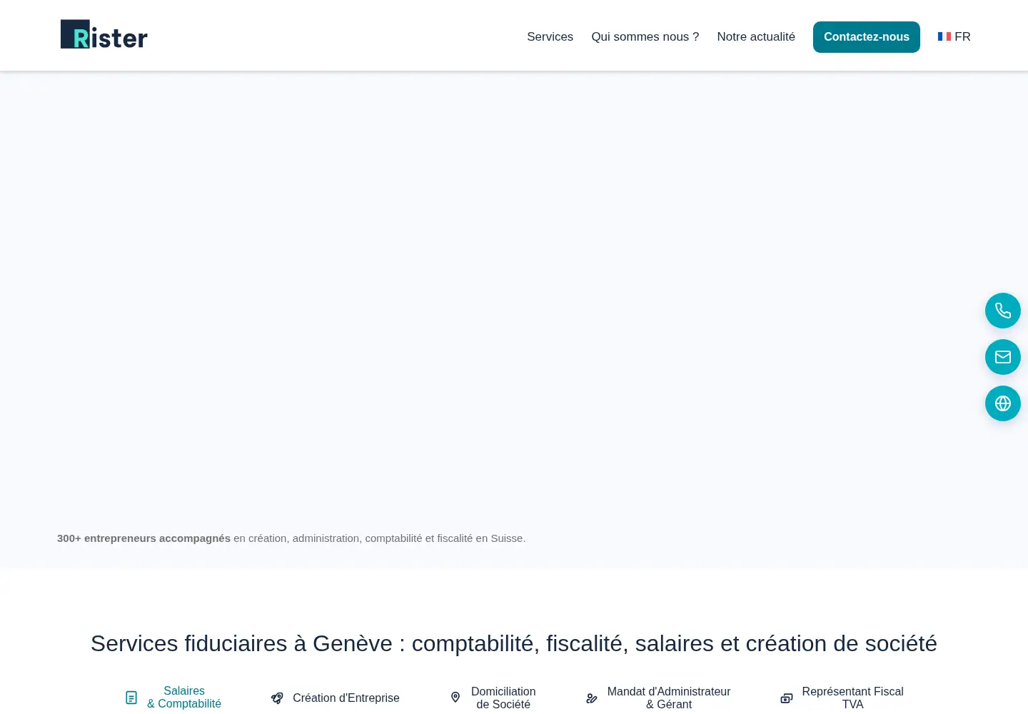 Screenshot of rister.ch