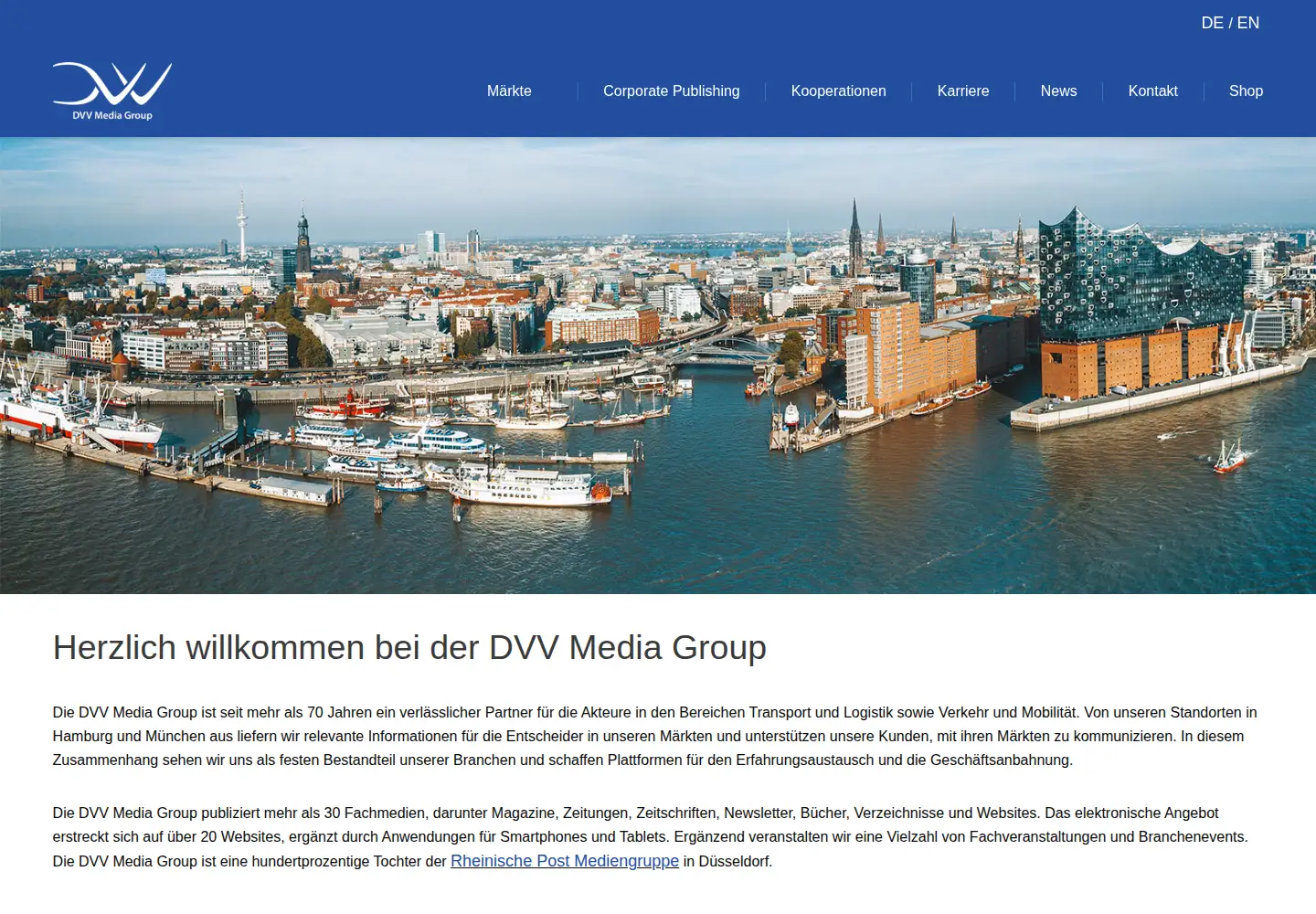 Screenshot of dvvmedia.com