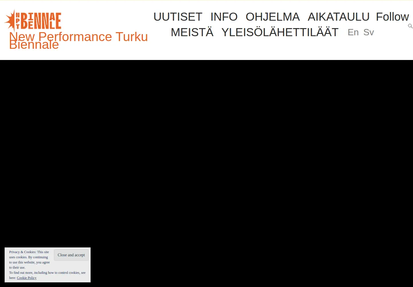 Screenshot of newperformance.fi