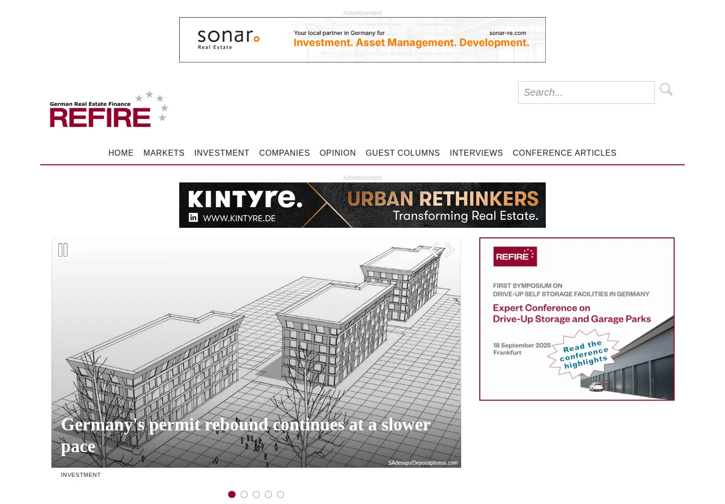 Screenshot of refire-online.com