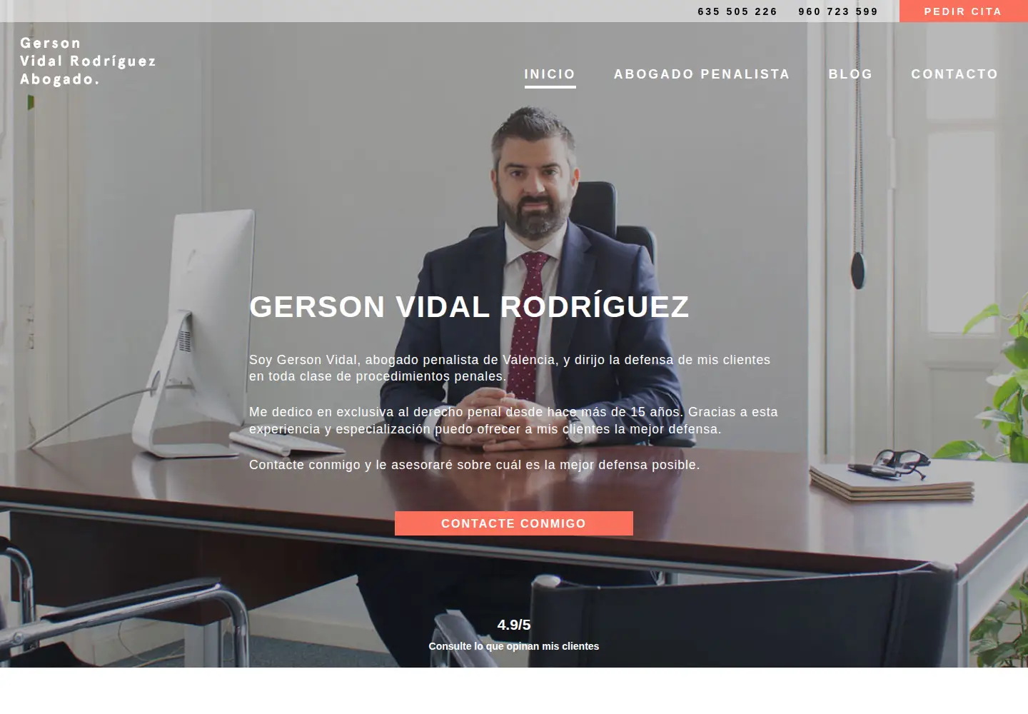 Screenshot of gersonvidal.com
