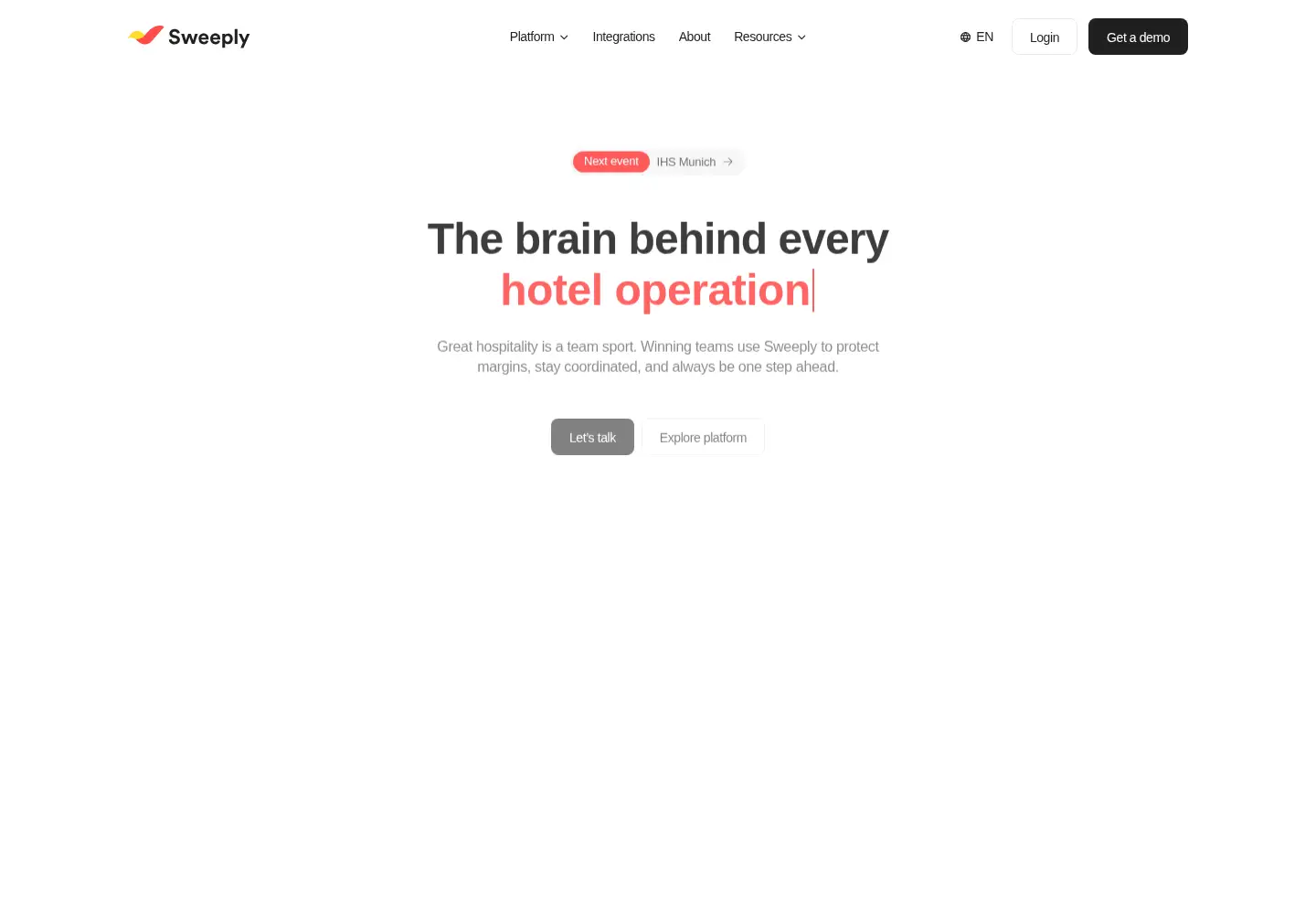 Screenshot of getsweeply.com