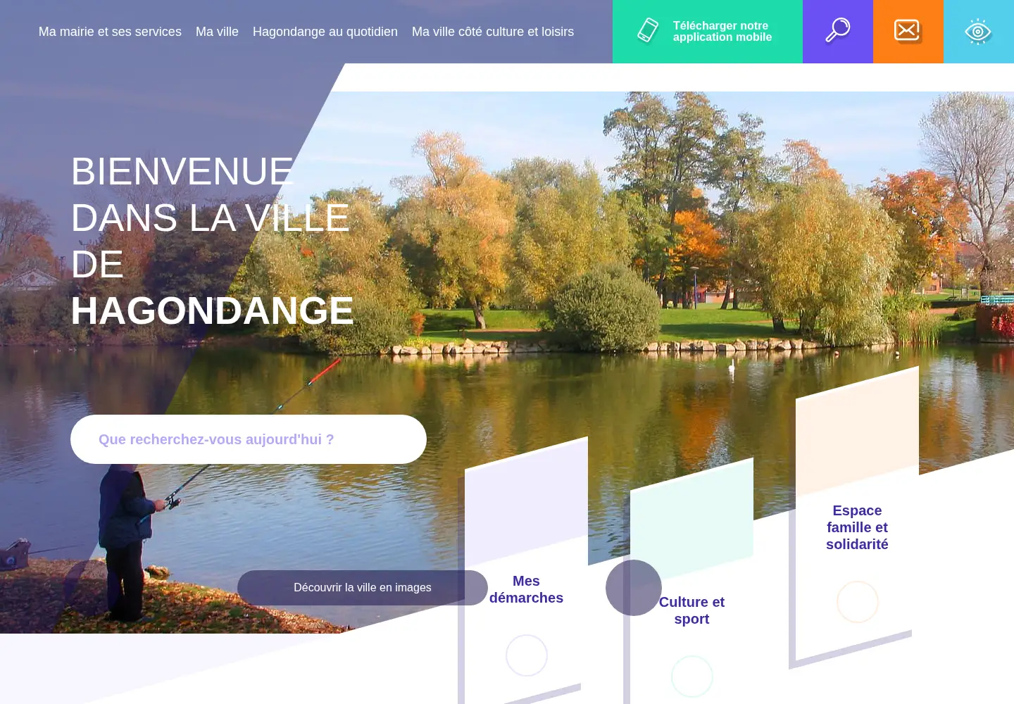 Screenshot of hagondange.fr