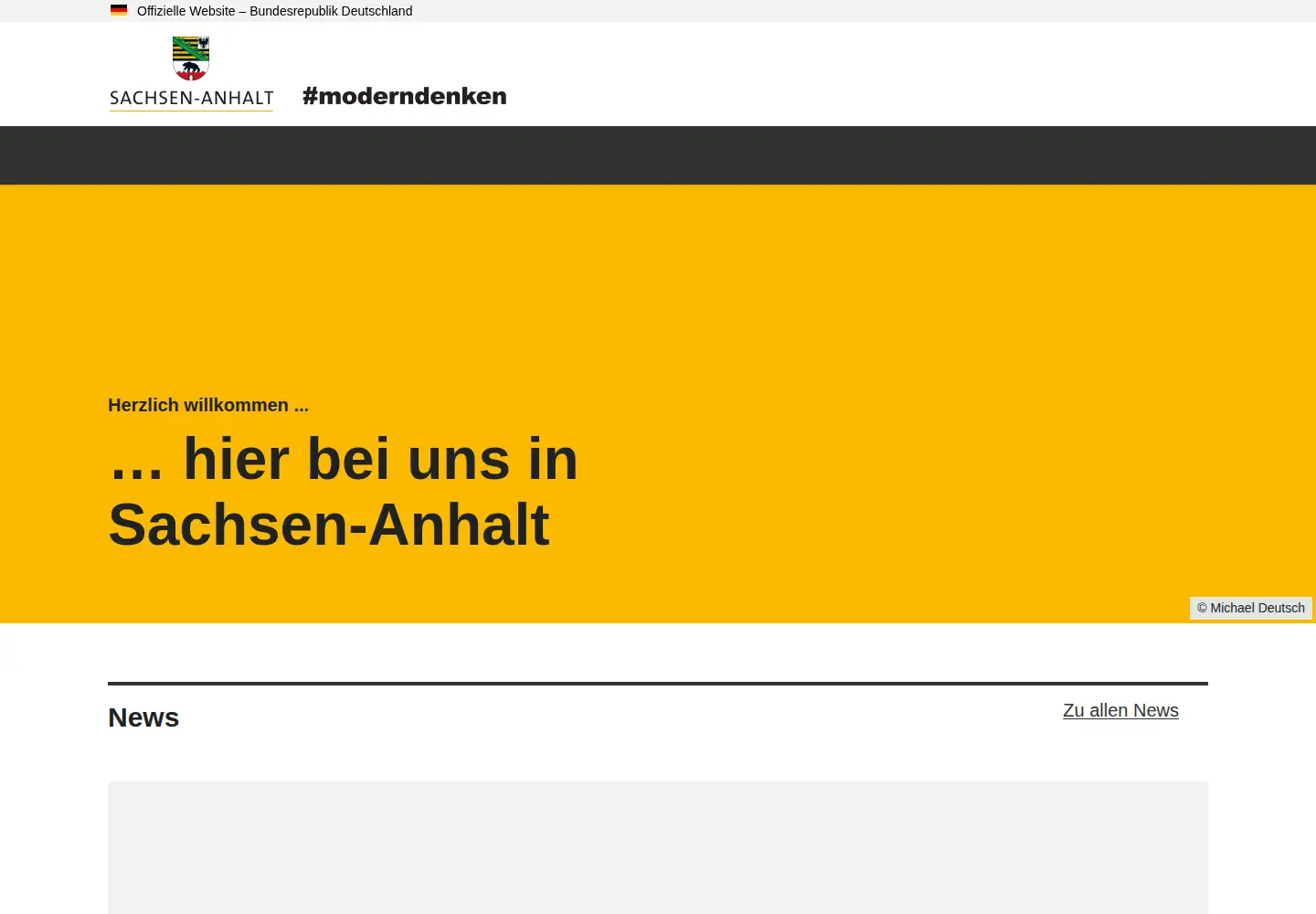 Screenshot of sachsen-anhalt.de