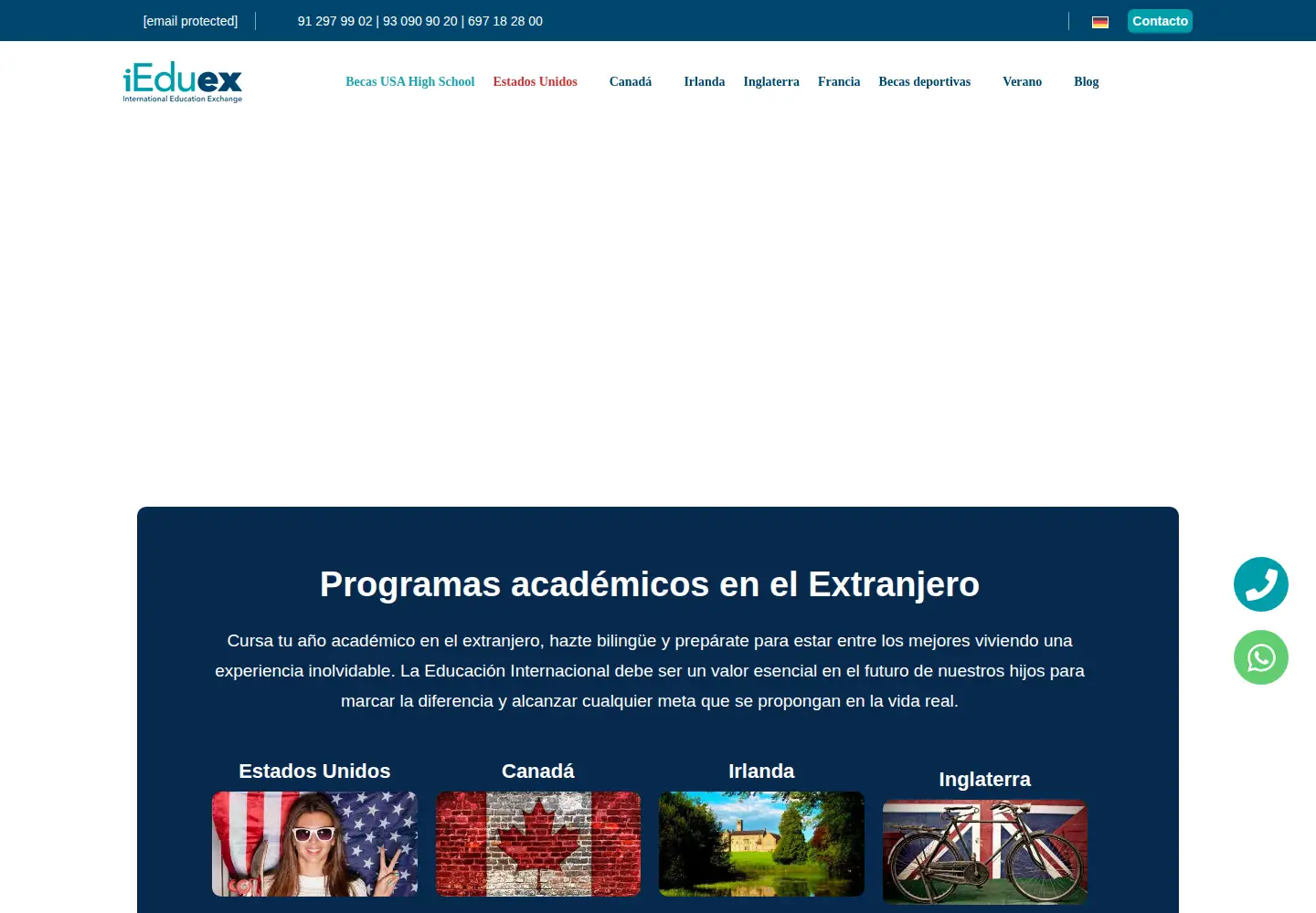 Screenshot of ieduex.com