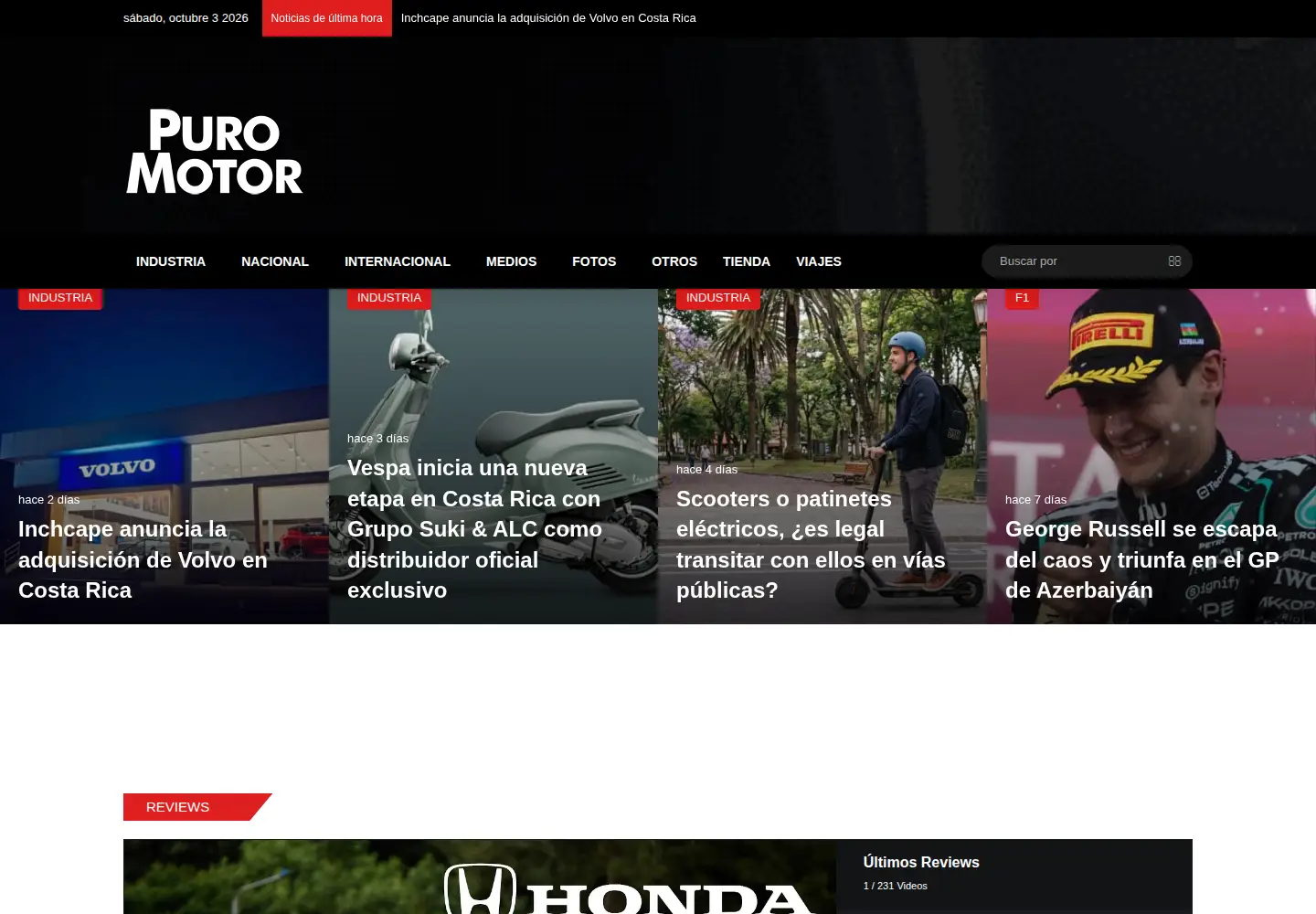 Screenshot of puromotor.com