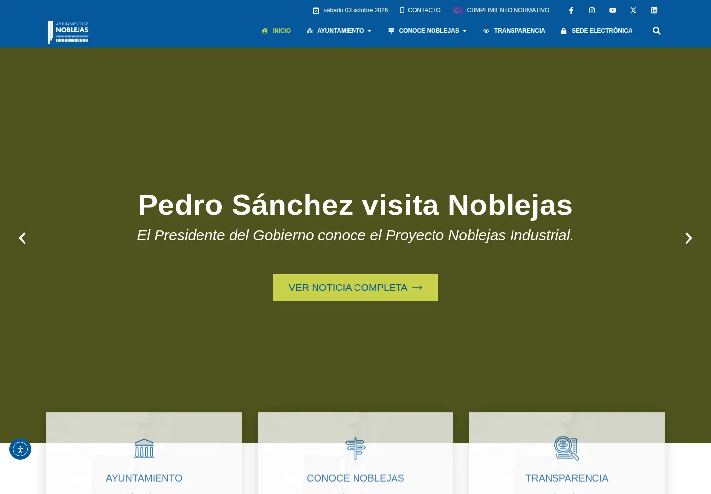Screenshot of noblejas.es