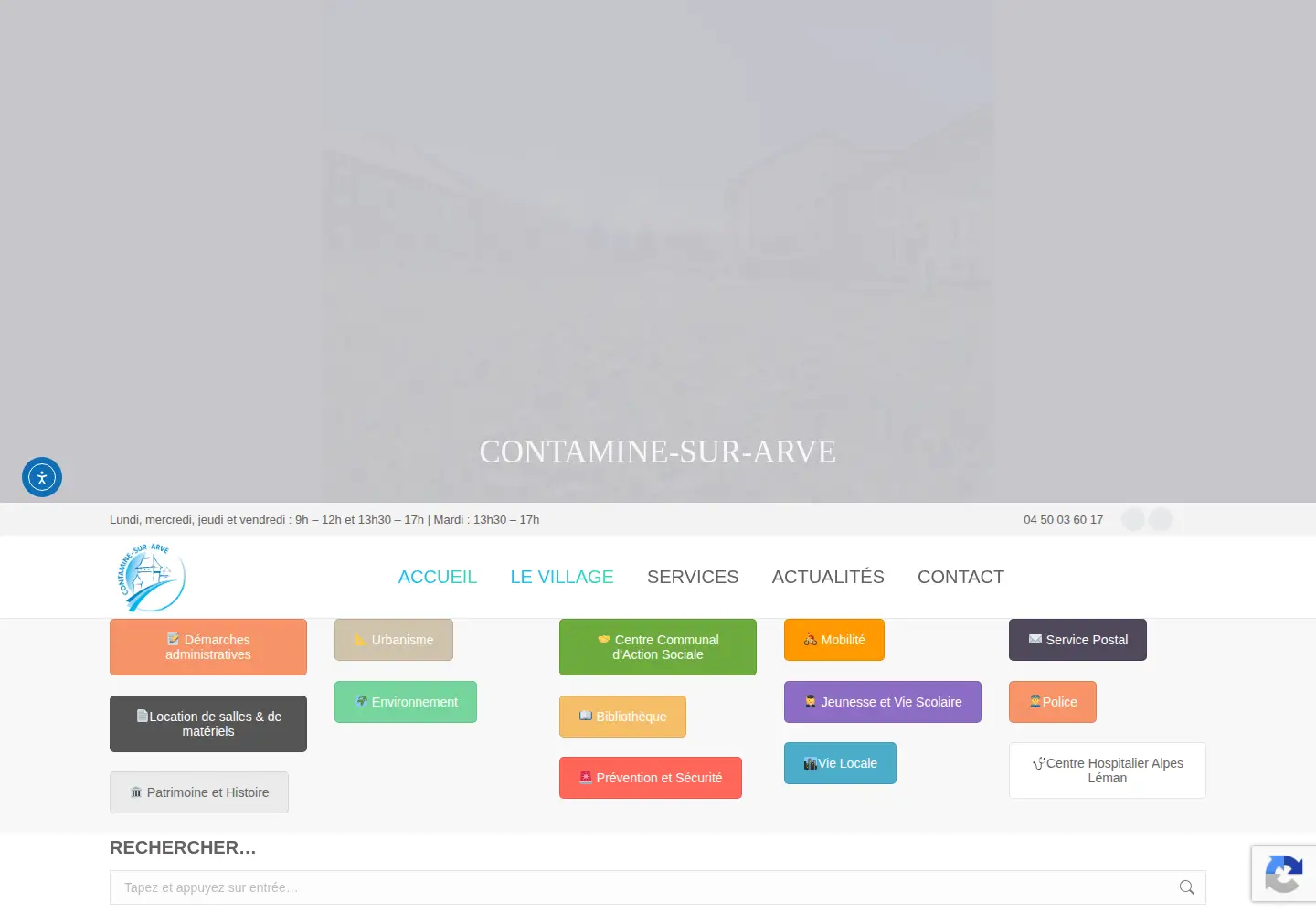 Screenshot of contamine-sur-arve.fr