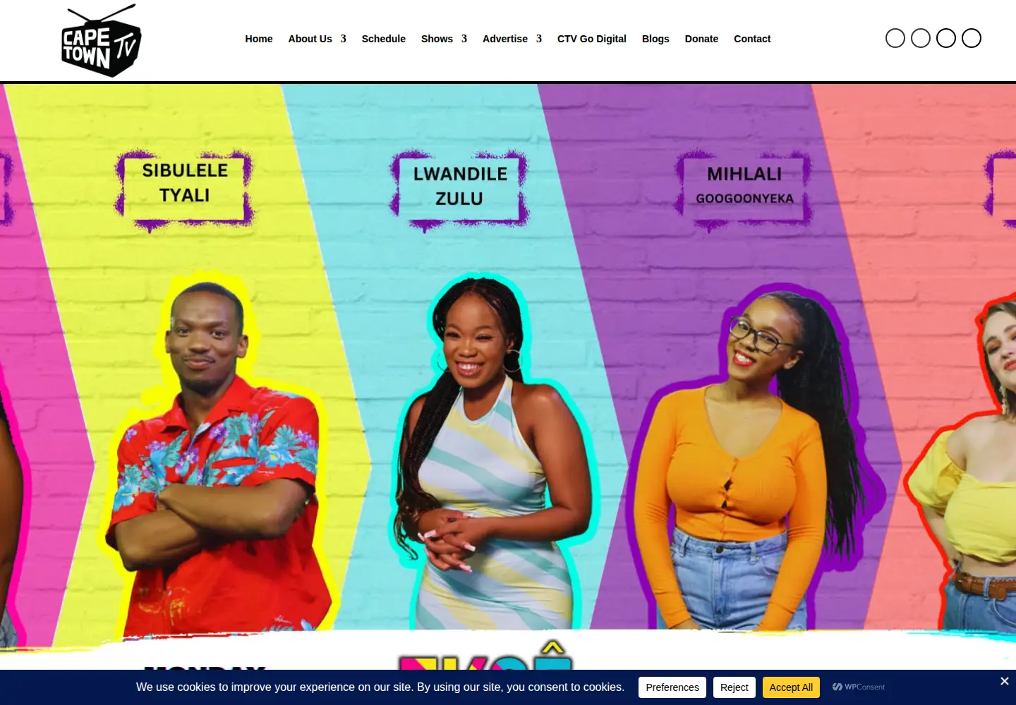 Screenshot of capetowntv.org