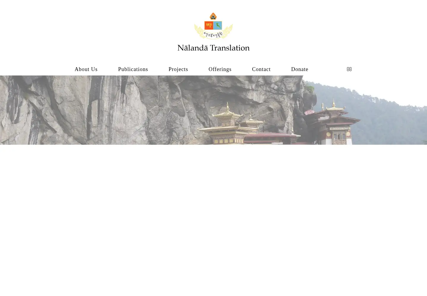 Screenshot of nalandatranslation.org