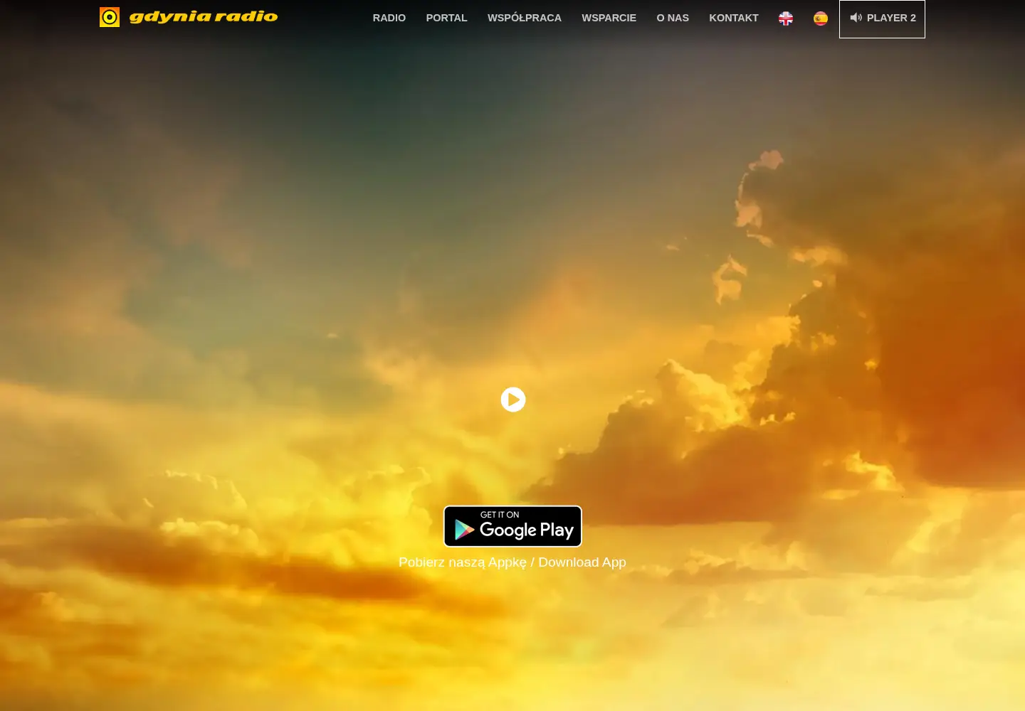 Screenshot of gdyniaradio.com