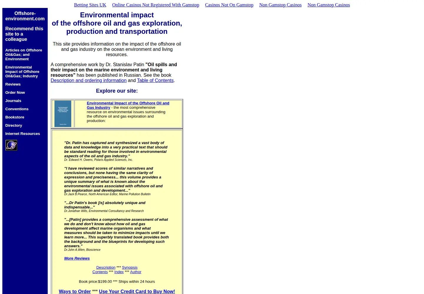 Screenshot of offshore-environment.com