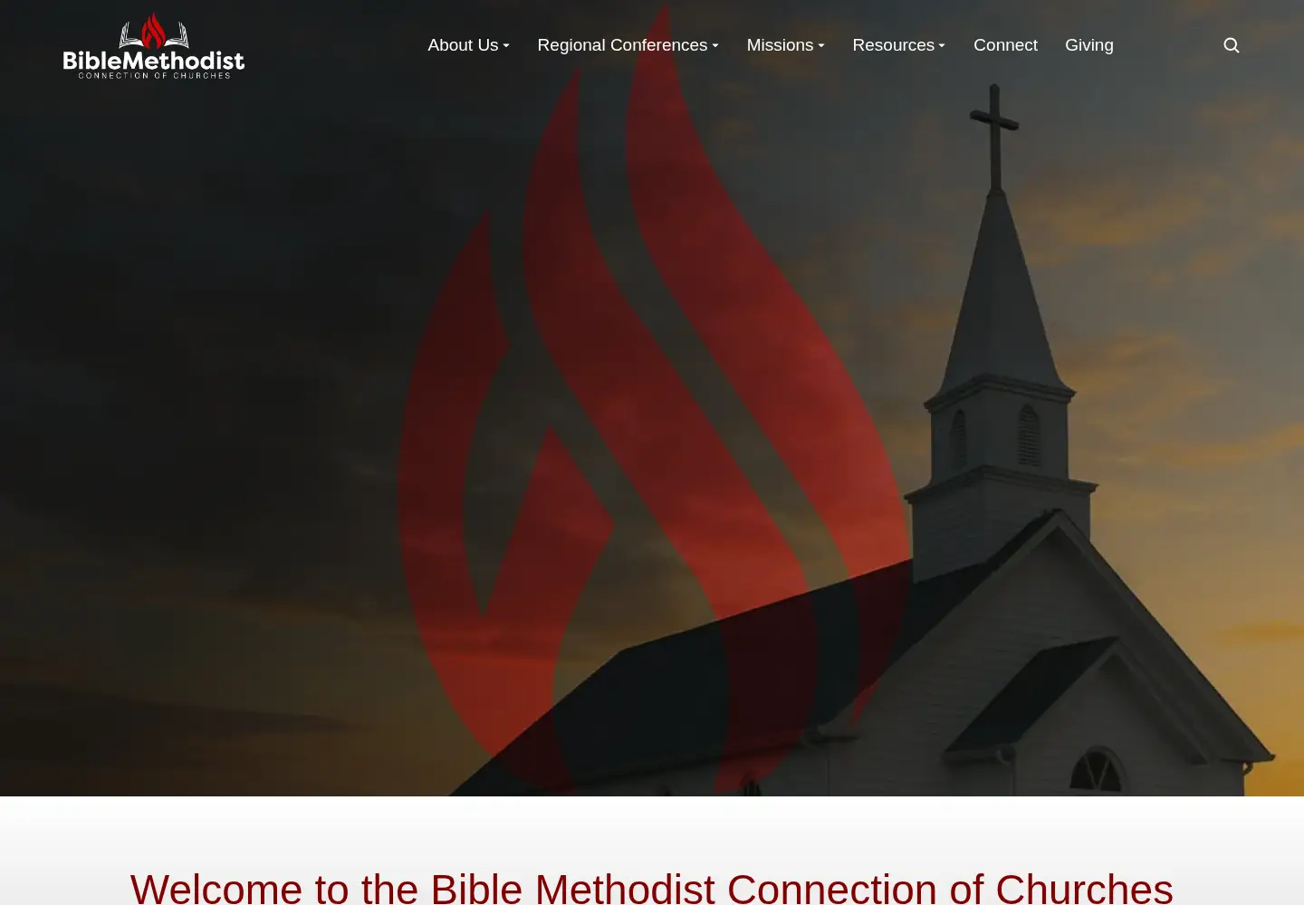 Screenshot of biblemethodist.org