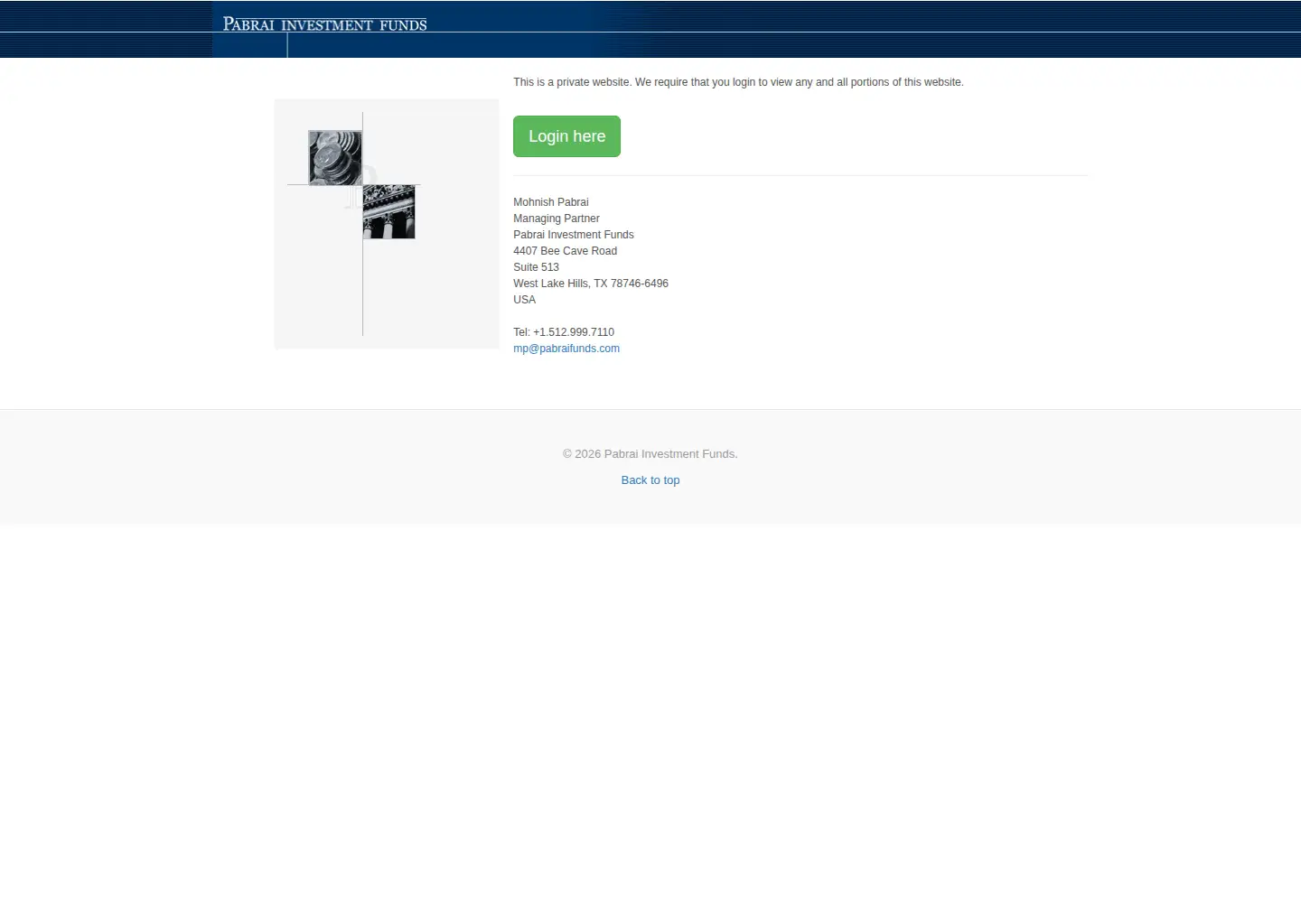 Screenshot of pabraifunds.com
