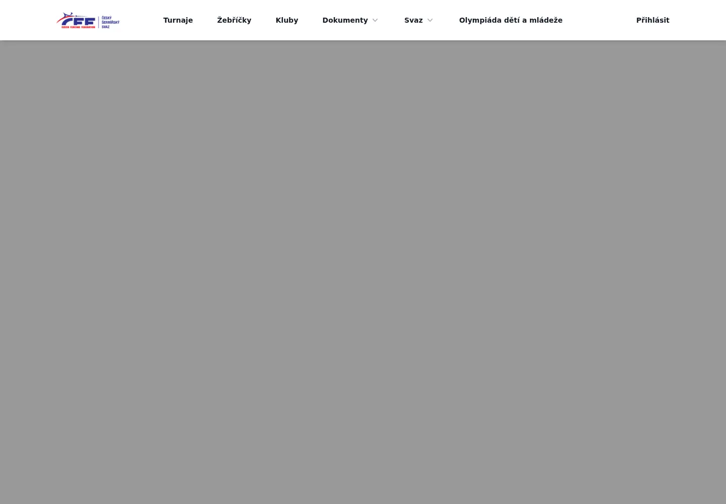 Captured homepage of czechfencing.cz in the current scan