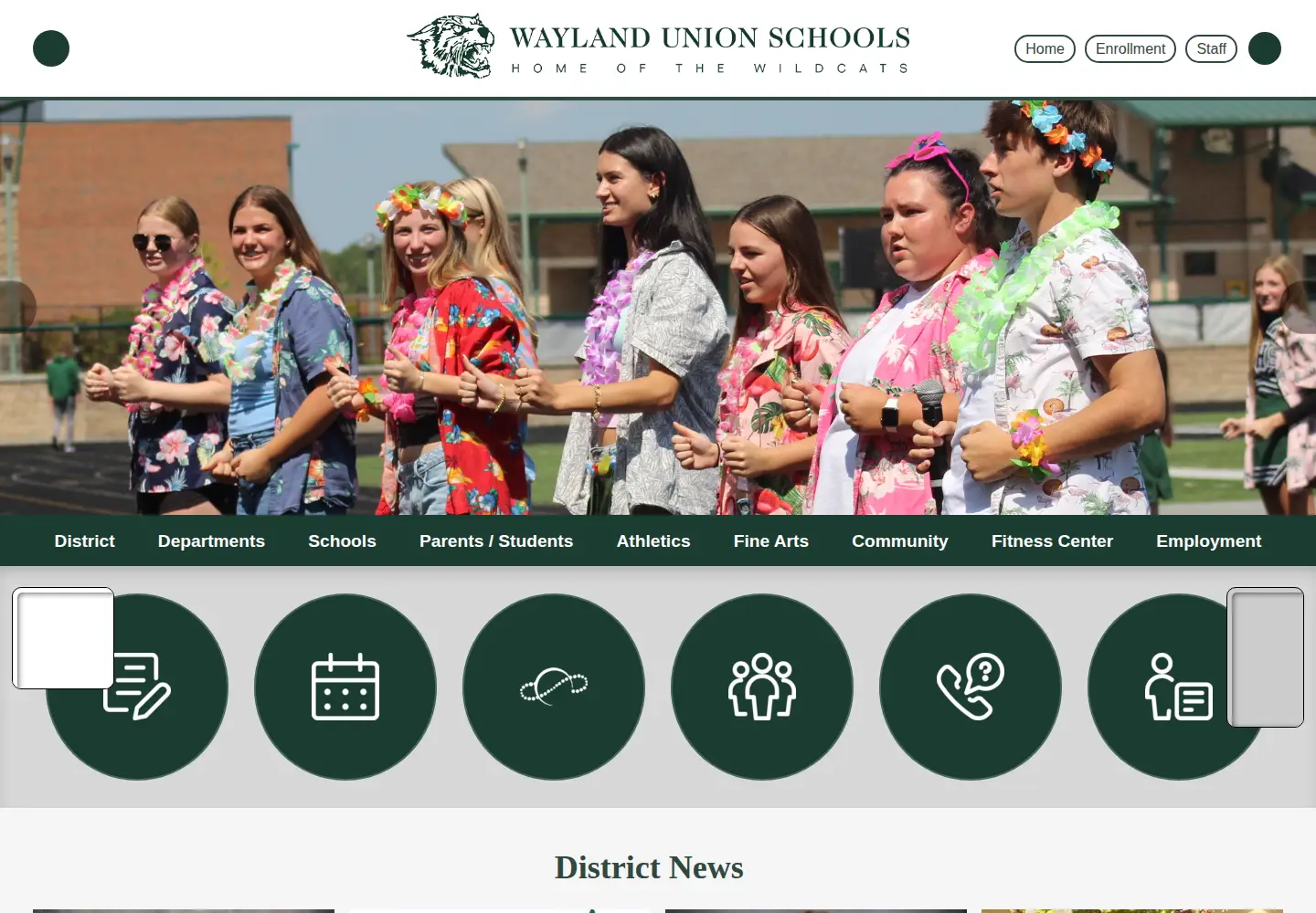 Screenshot of waylandunion.org