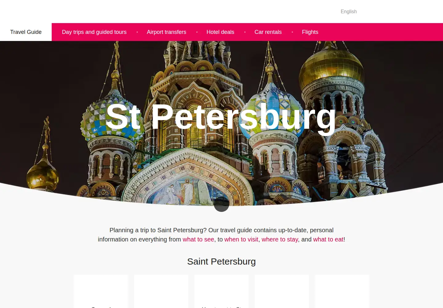 Screenshot of introducingsaintpetersburg.com