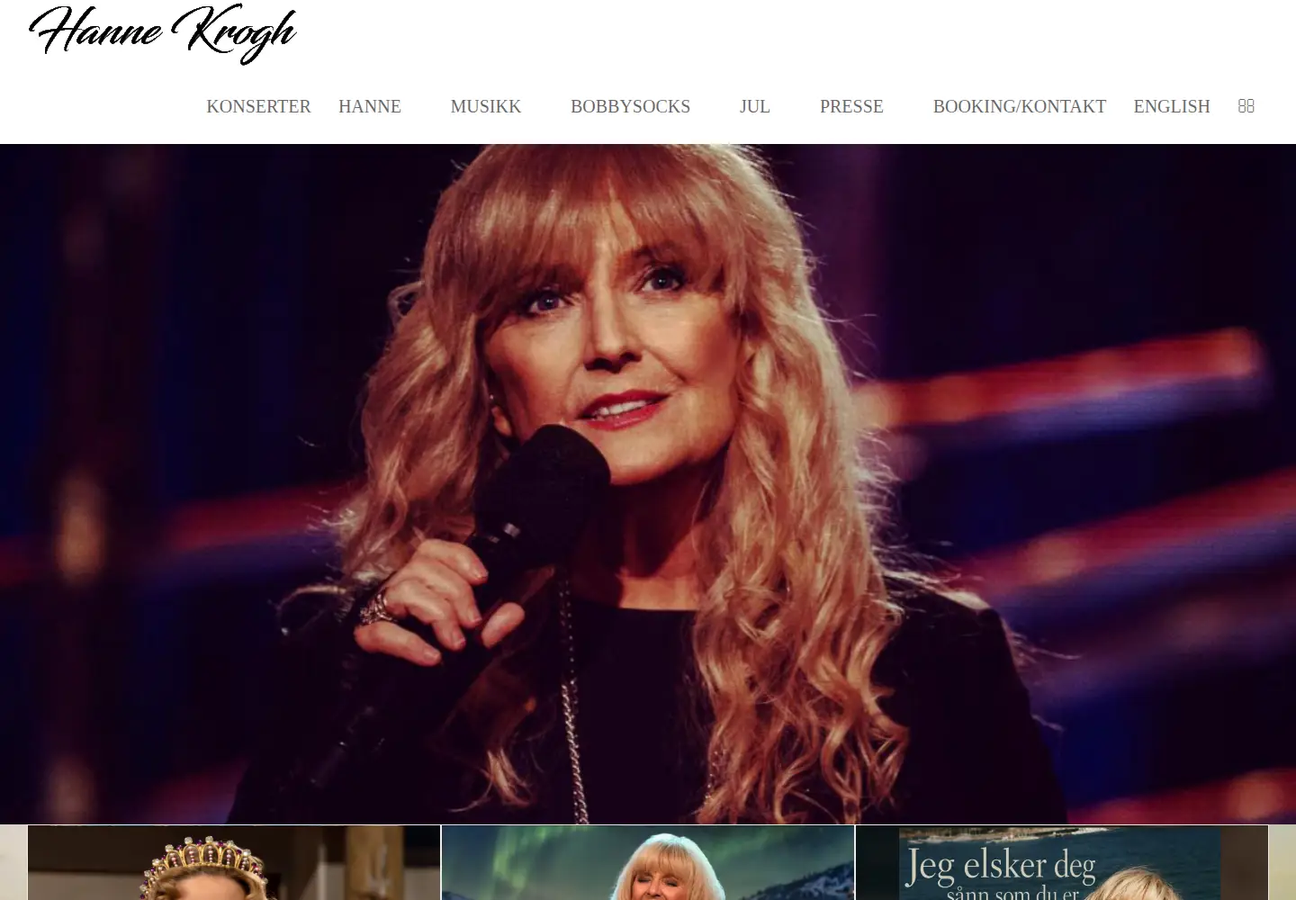 Screenshot of hannekrogh.com