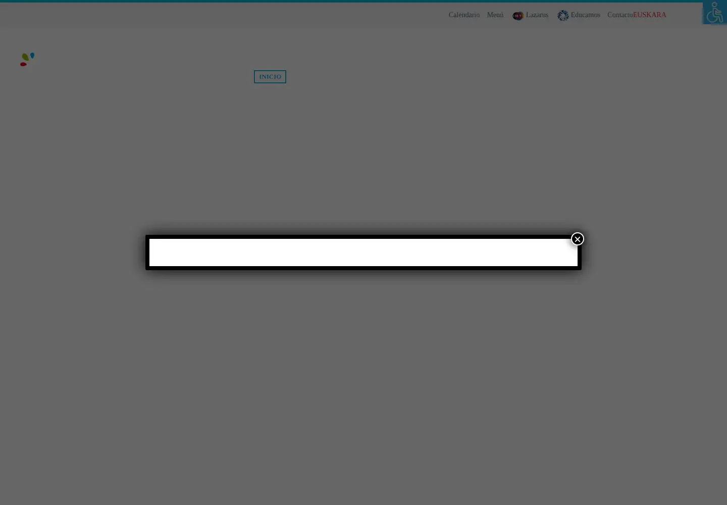 Screenshot of claretaskartza.eus