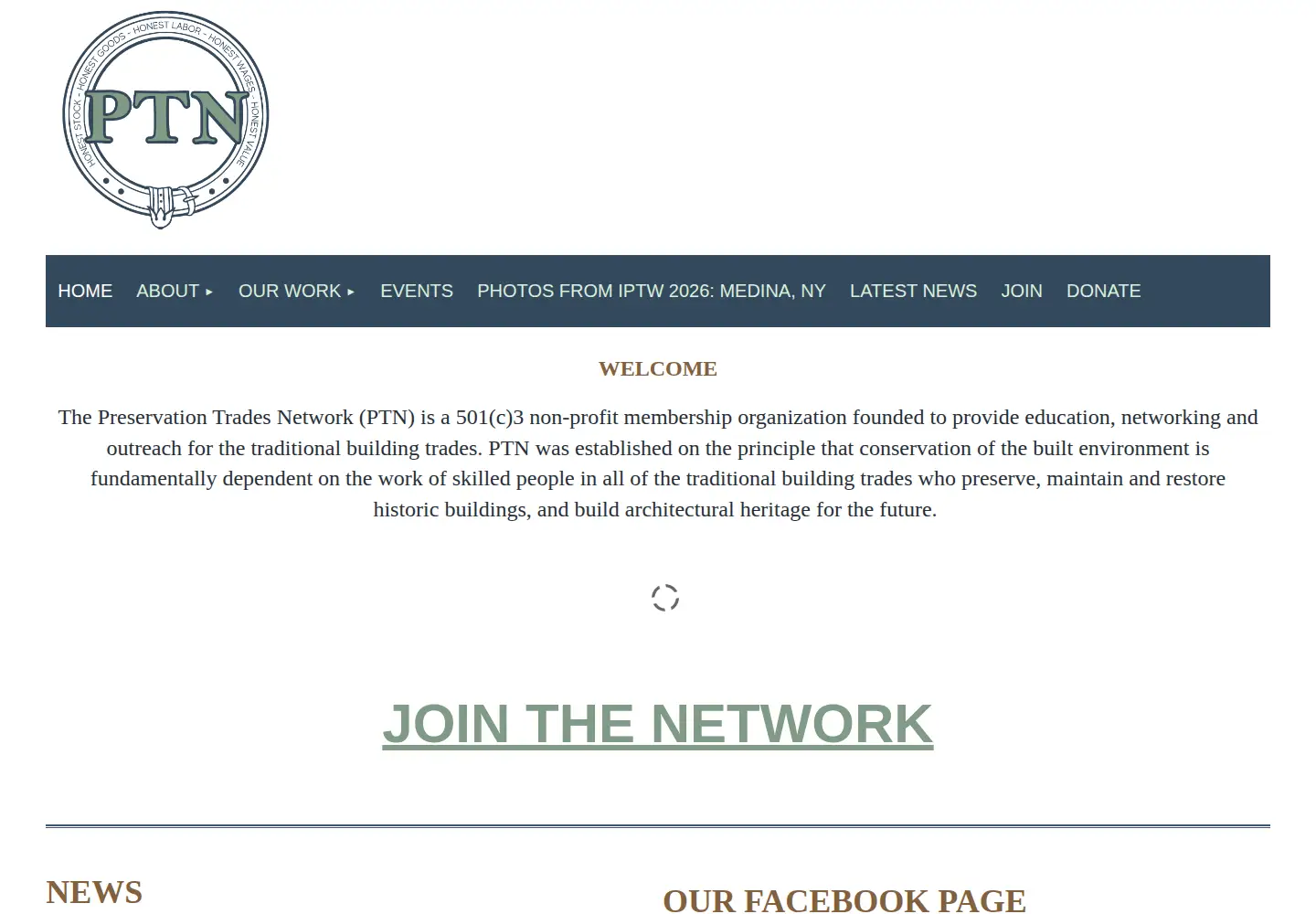Screenshot of iptw.org