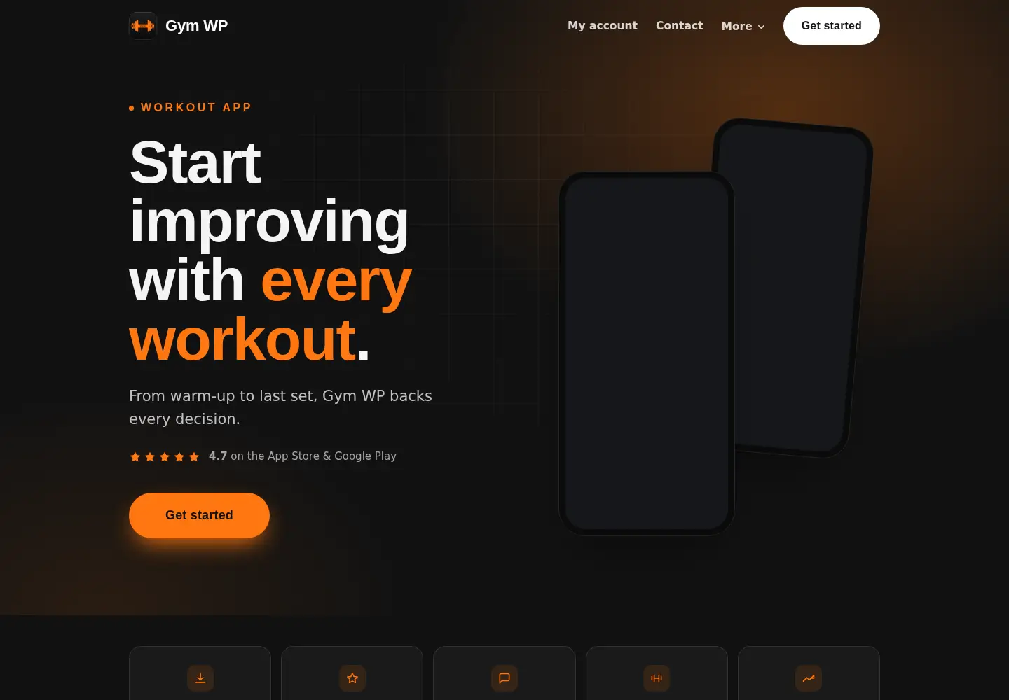 Screenshot of gymwp.app