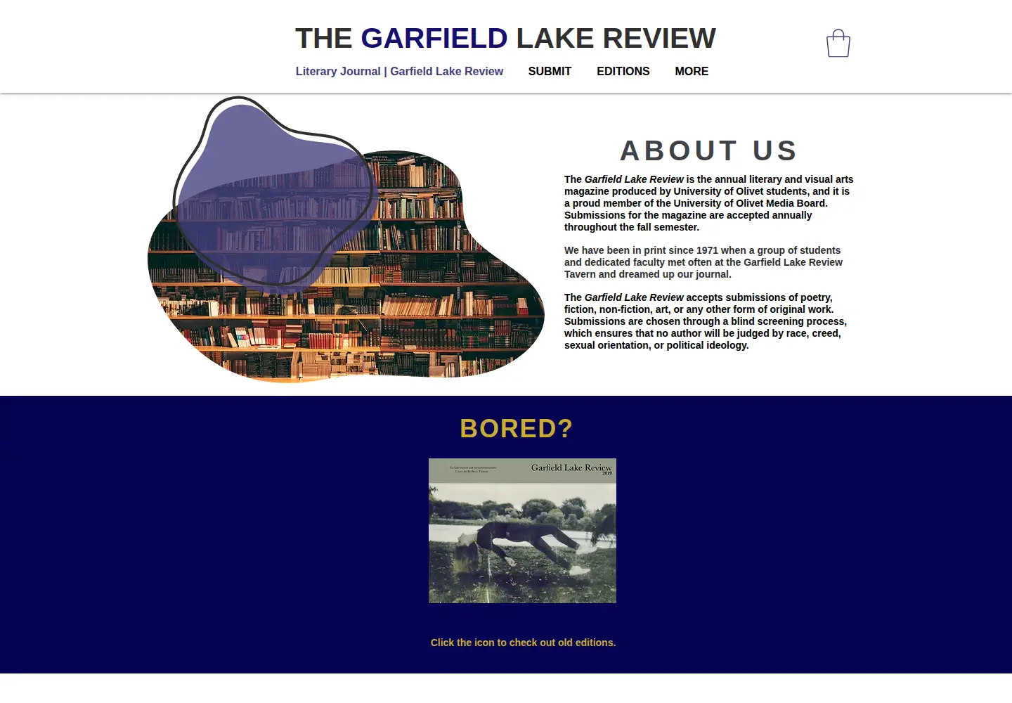 Screenshot of garfieldlakereview.com