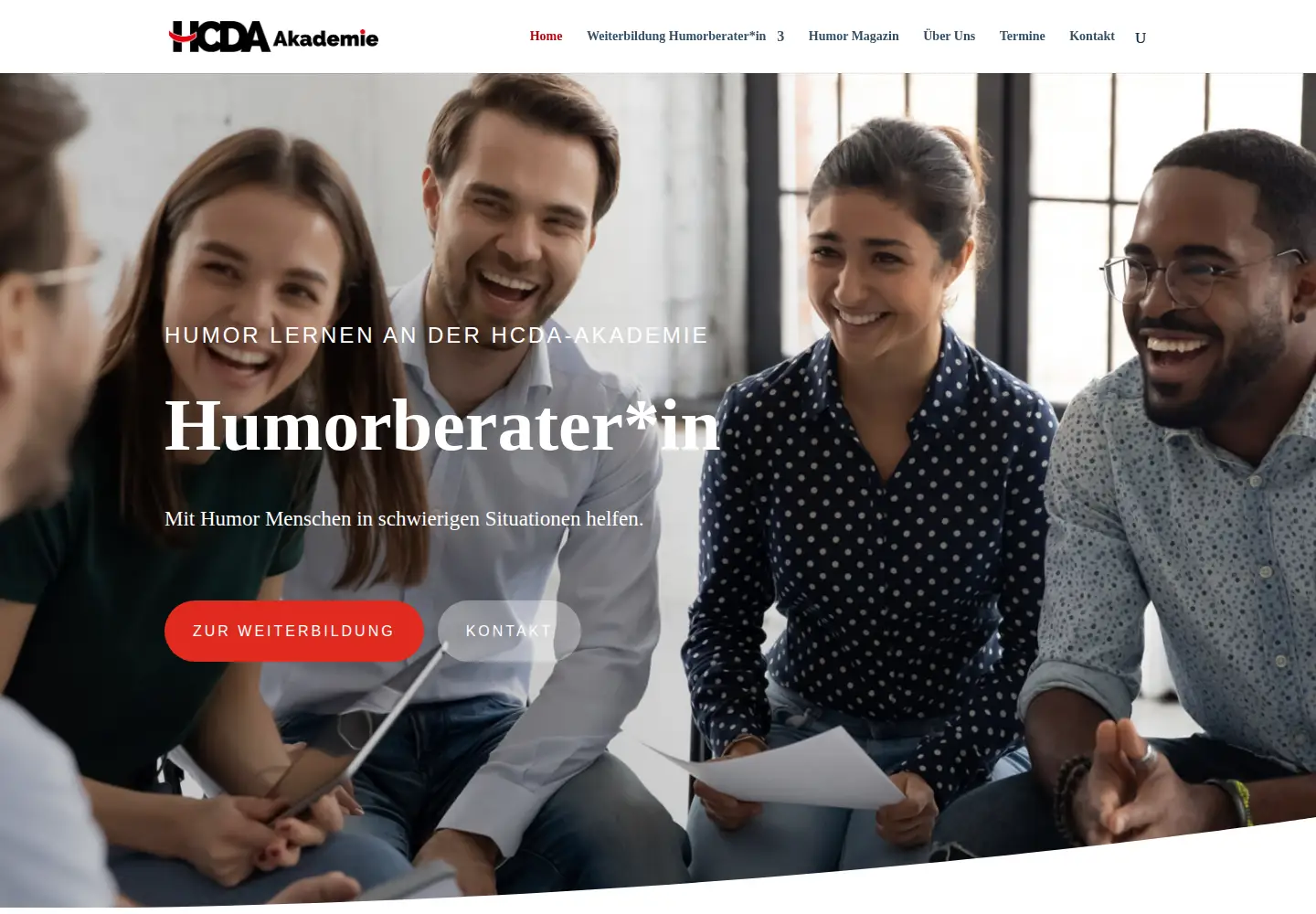 Screenshot of hcda-akademie.de