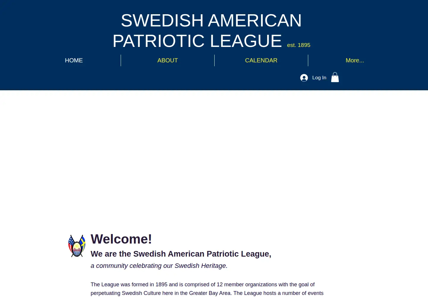 Screenshot of sveadal.org