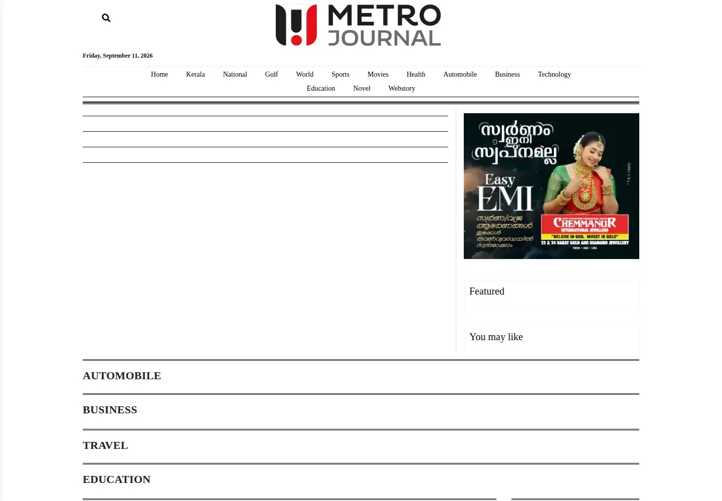Screenshot of metrojournalonline.com
