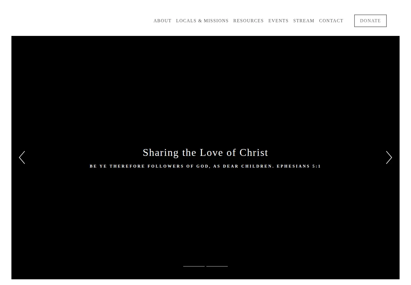 Screenshot of churchofchrist1830.org