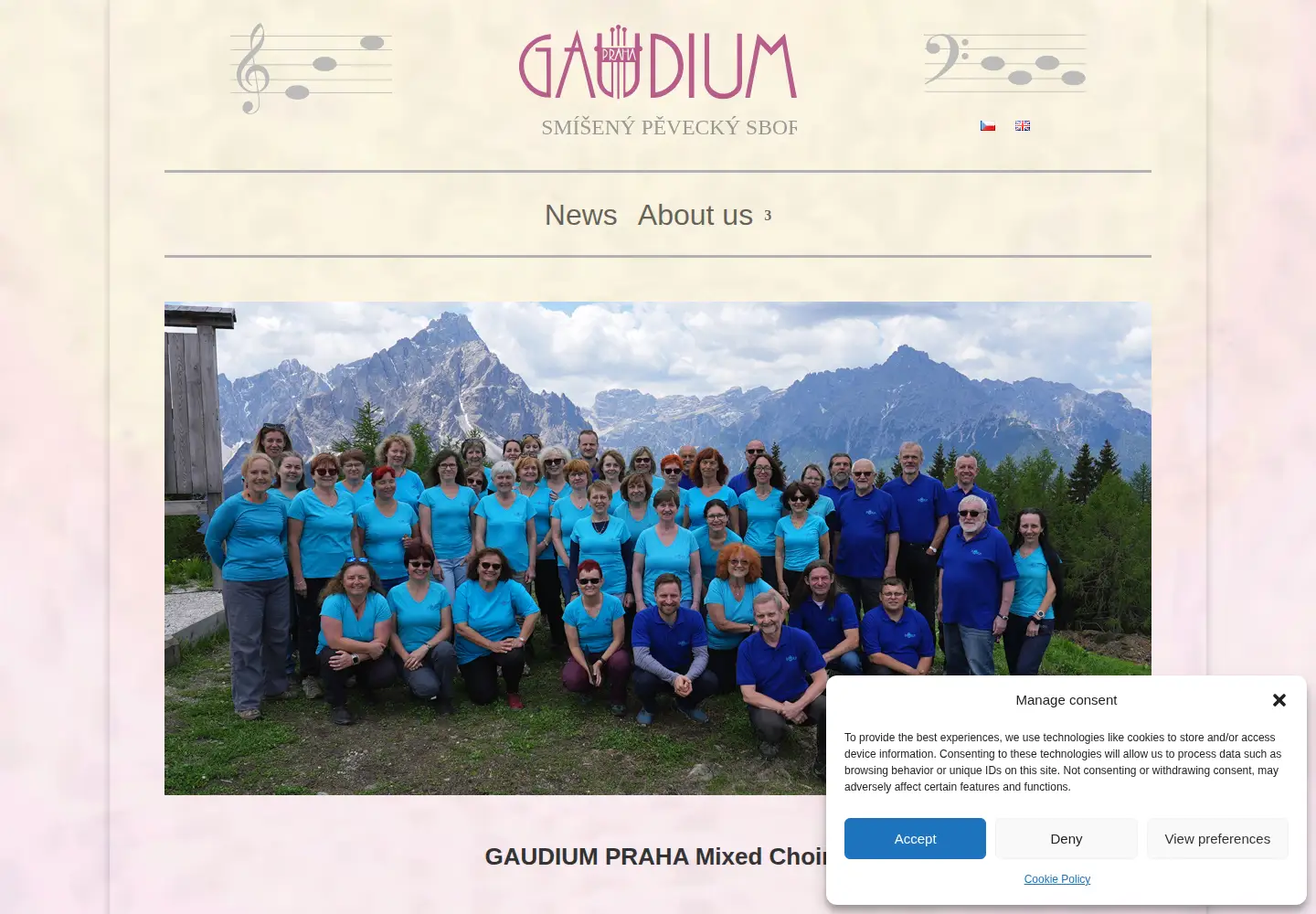 Screenshot of gaudiumpraha.org