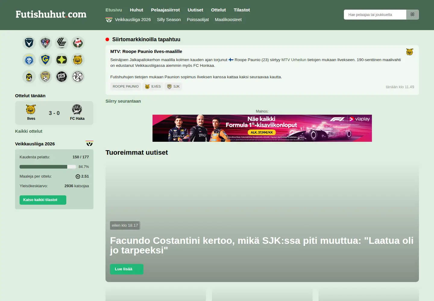 Screenshot of futishuhut.com