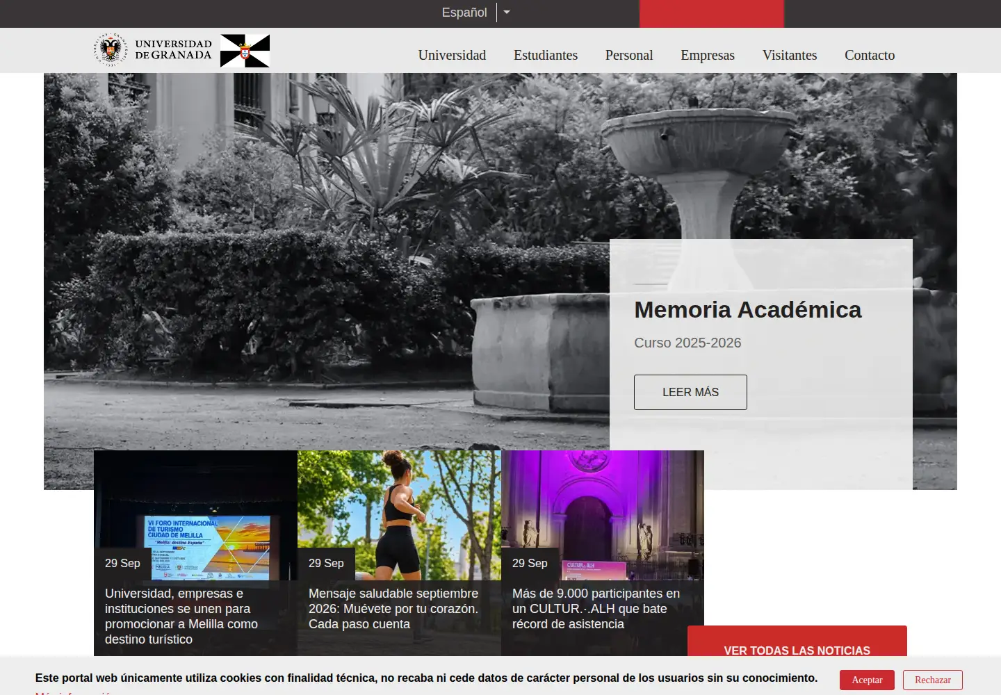 Screenshot of ugr.es
