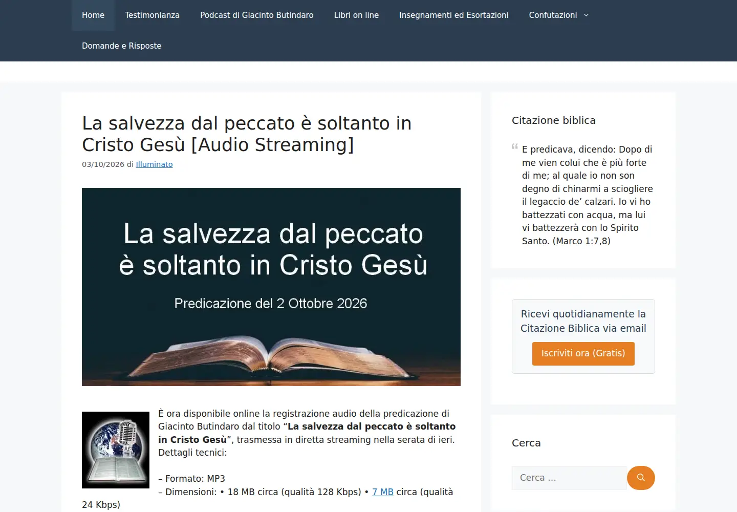 Screenshot of illuminatobutindaro.org
