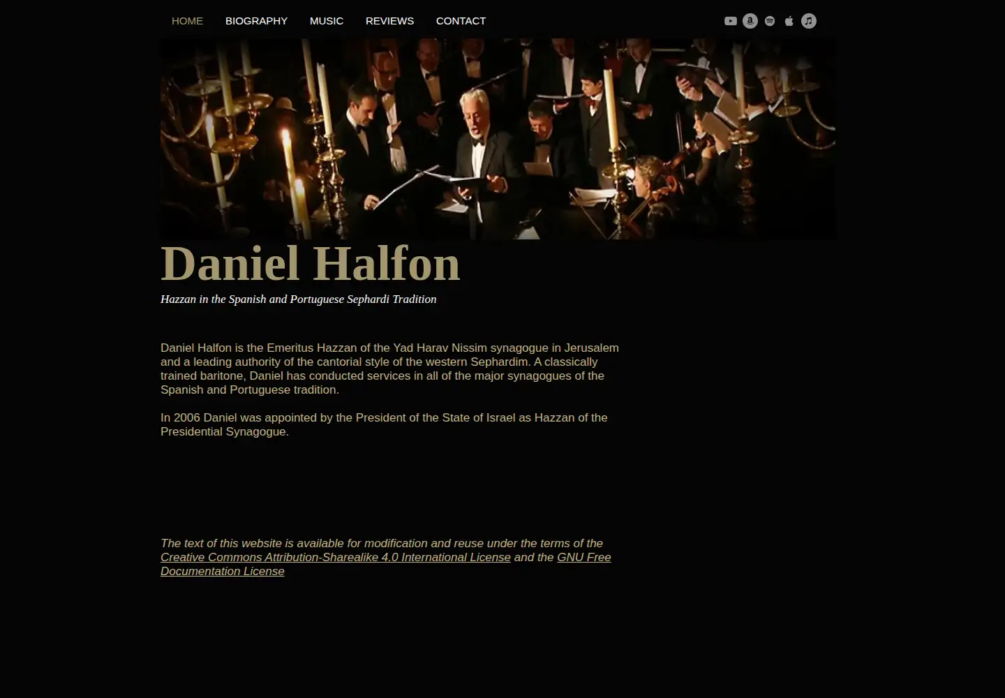 Captured homepage of danielhalfon.com in the current scan