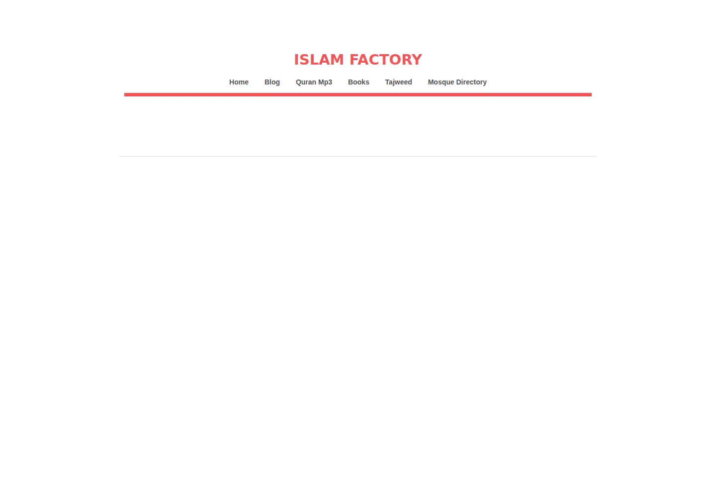 Screenshot of islamfactory.com