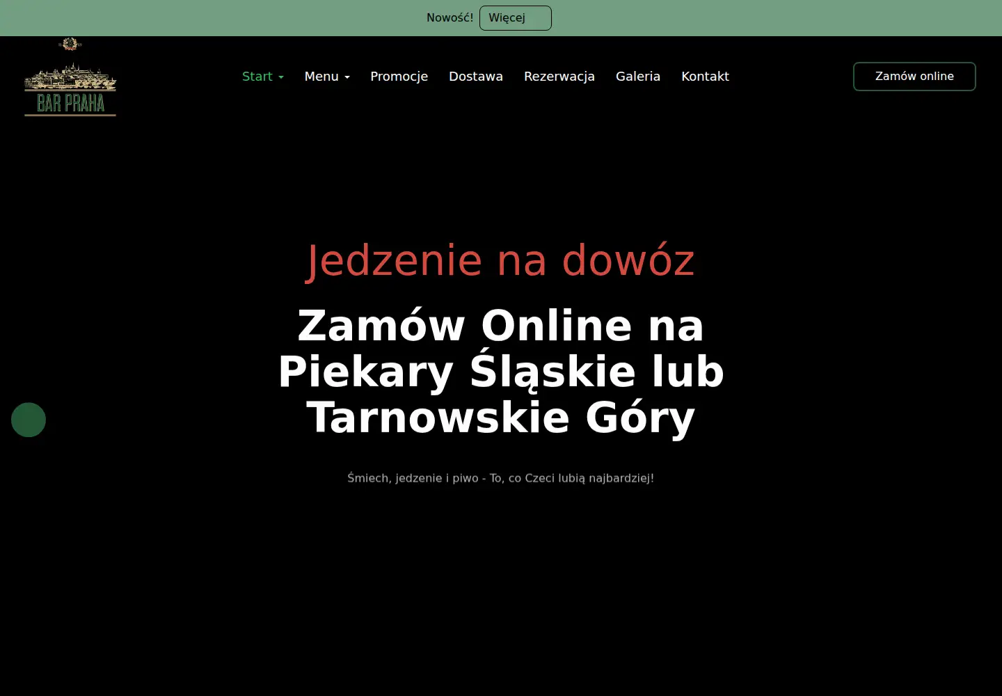 Screenshot of barpraha.pl