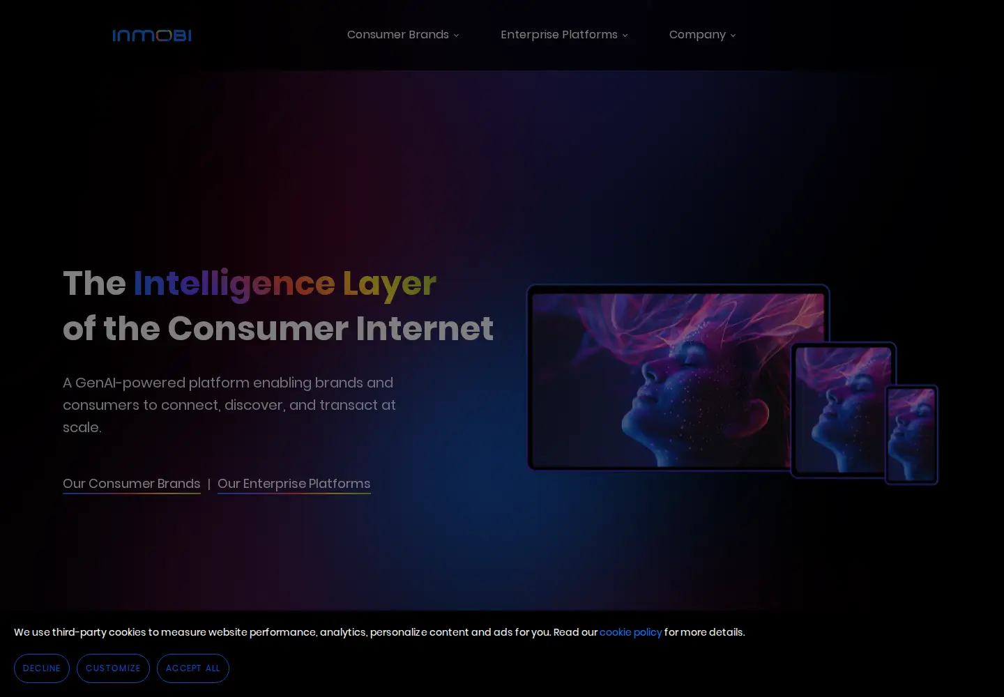 Screenshot of inmobi.com