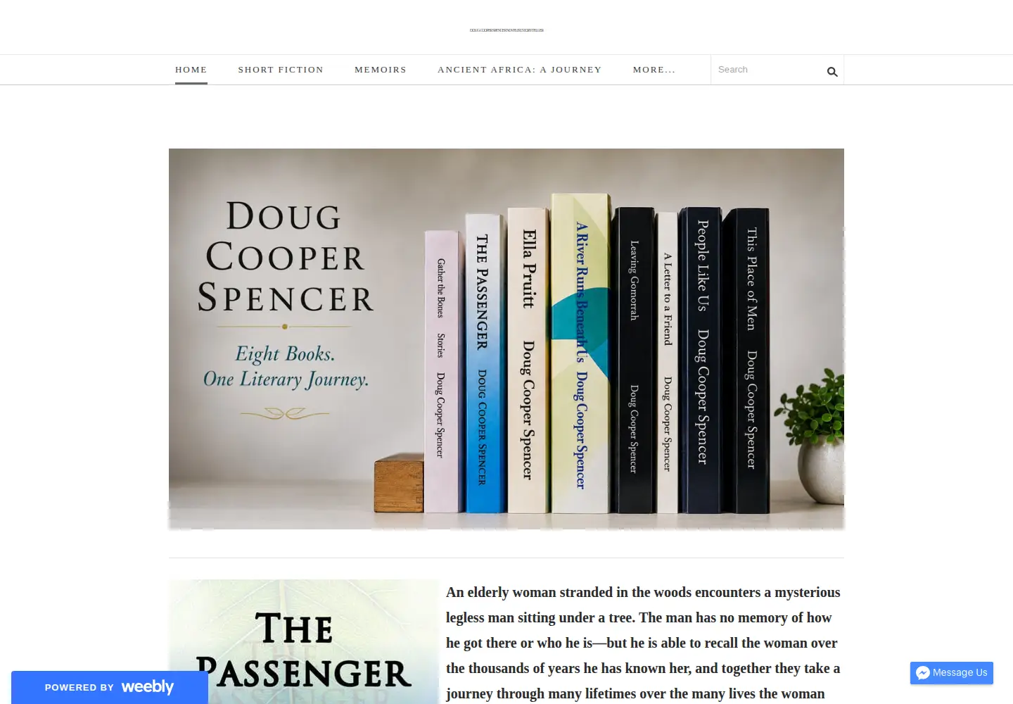 Screenshot of dougcooperspencer.com