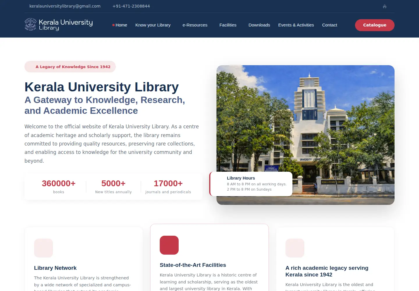 Screenshot of kulib.in