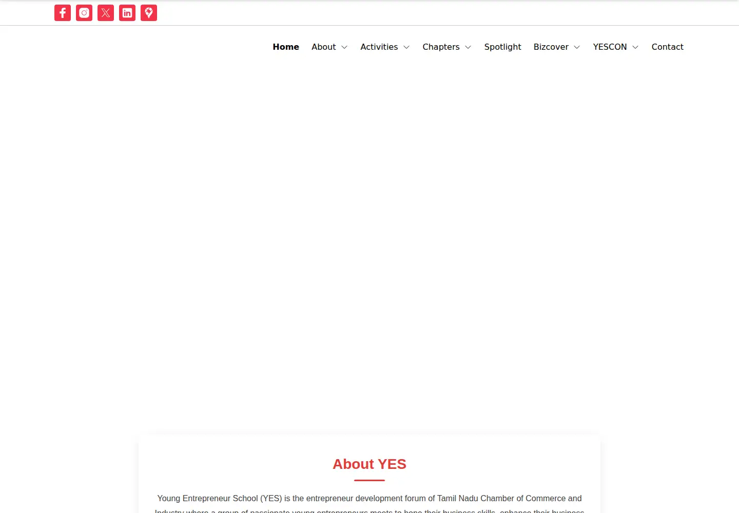Screenshot of yesconnect.in