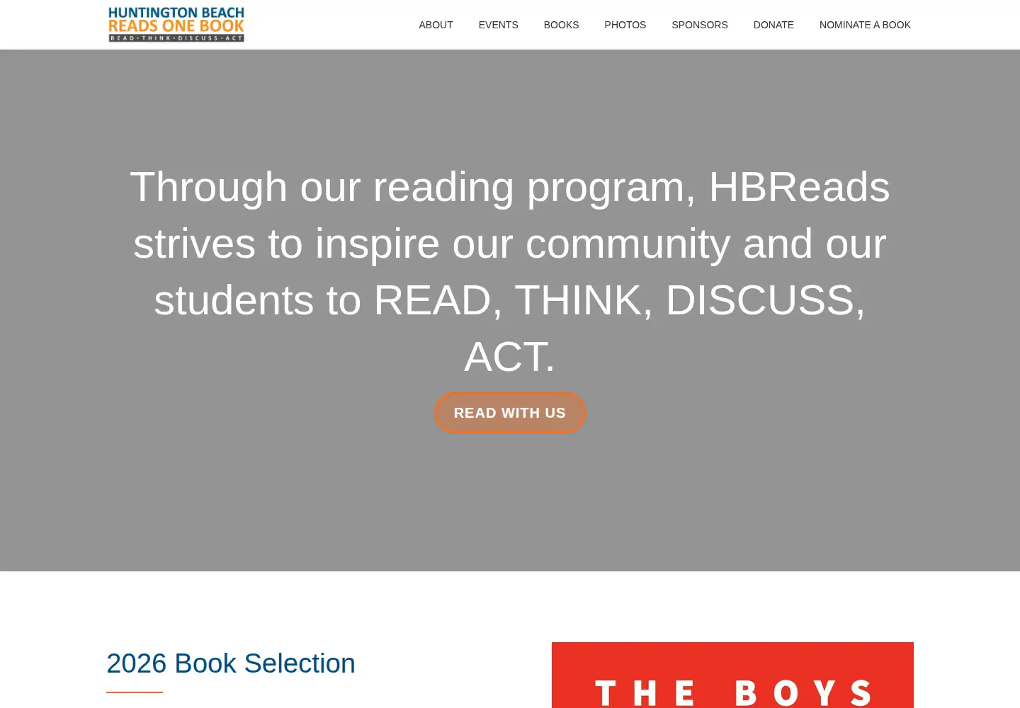 Screenshot of hbreads.org