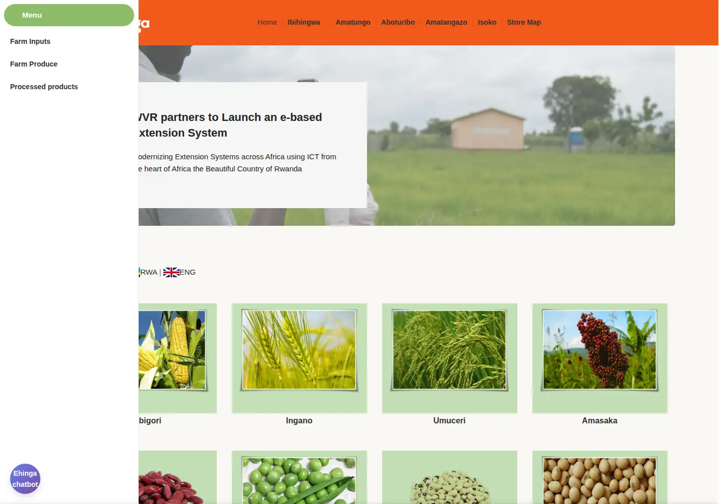 Screenshot of ehinga.org