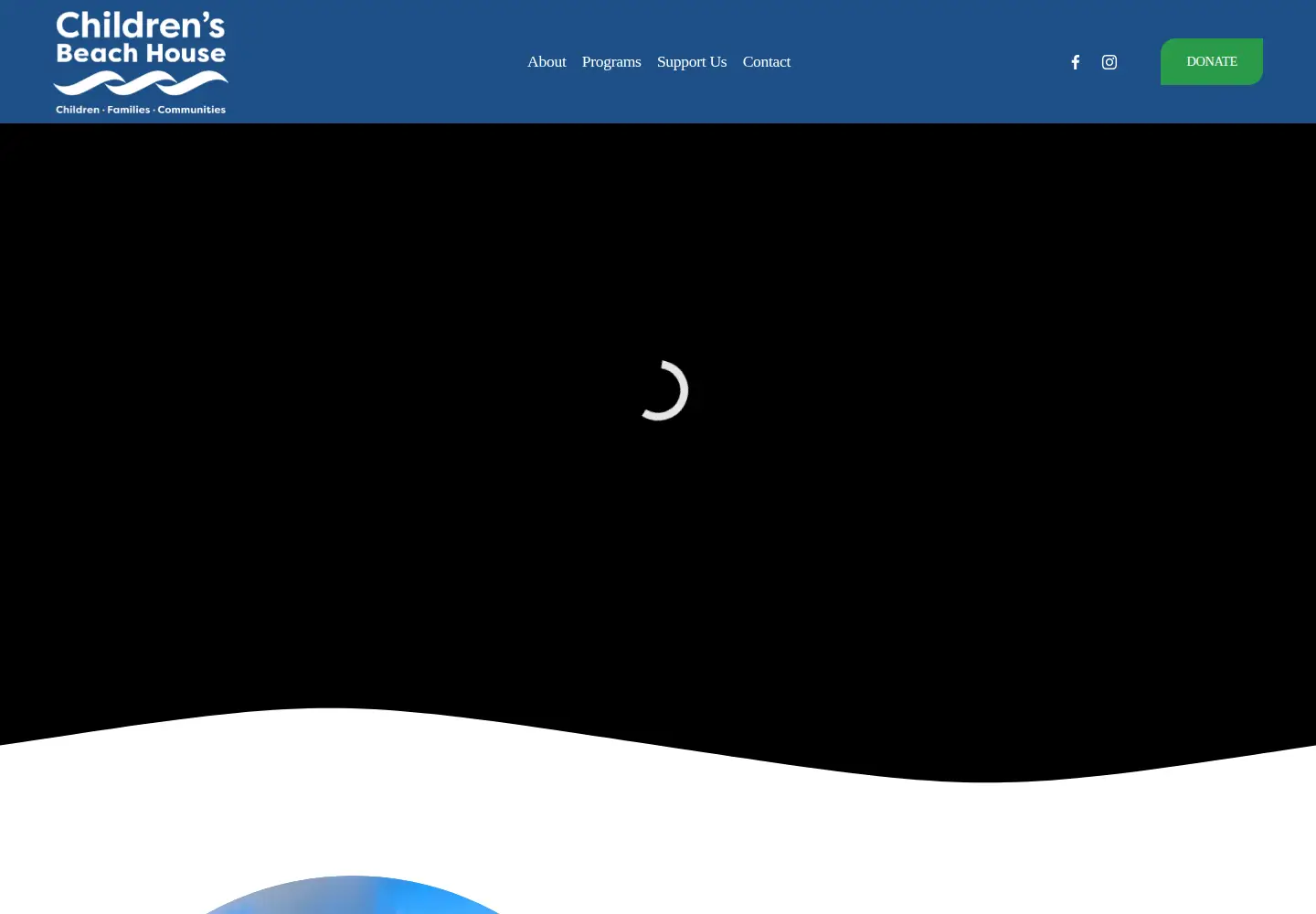 Captured homepage of cbhinc.org in the current scan