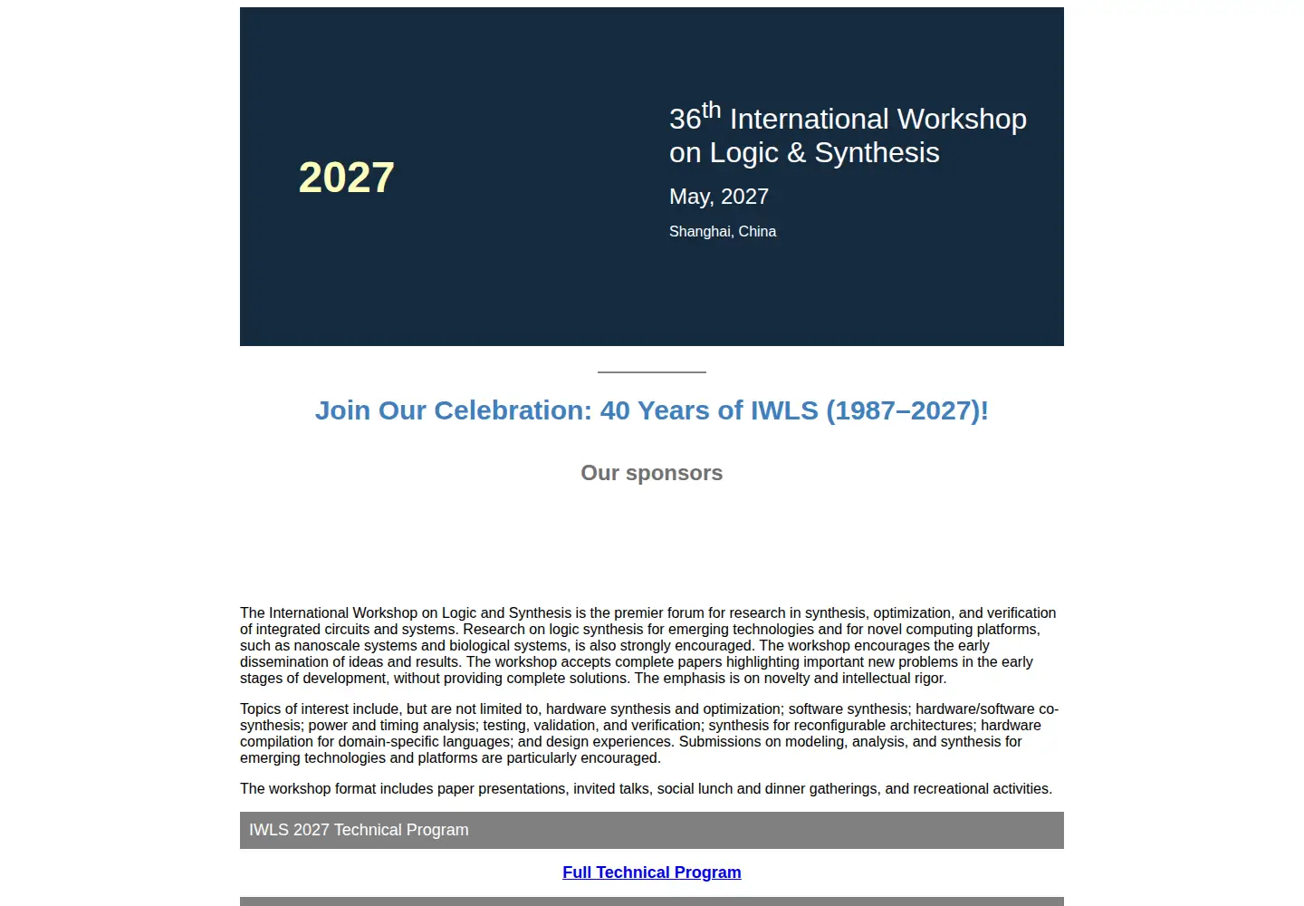 Captured homepage of iwls.org in the current scan