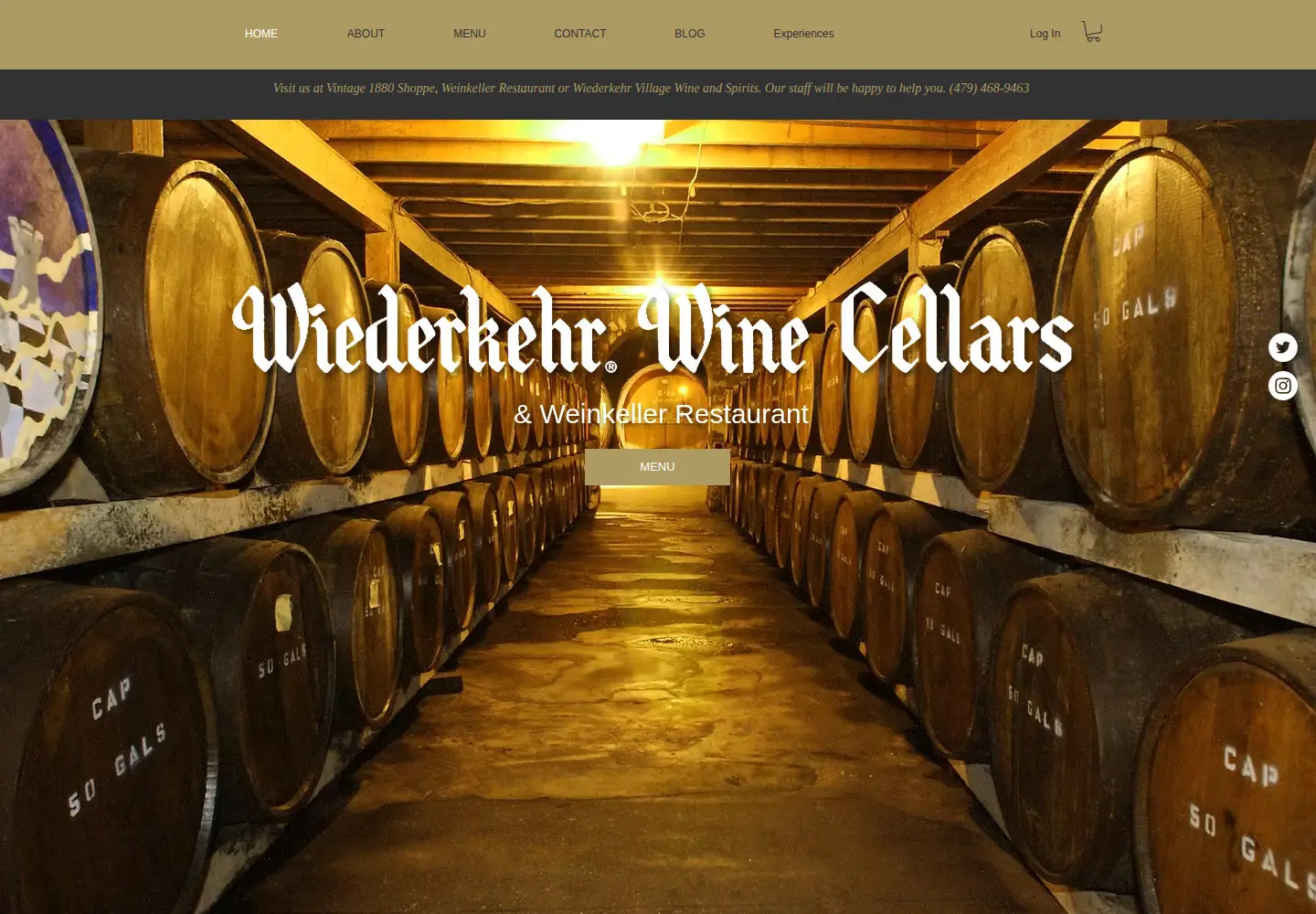 Screenshot of wiederkehrwines.com