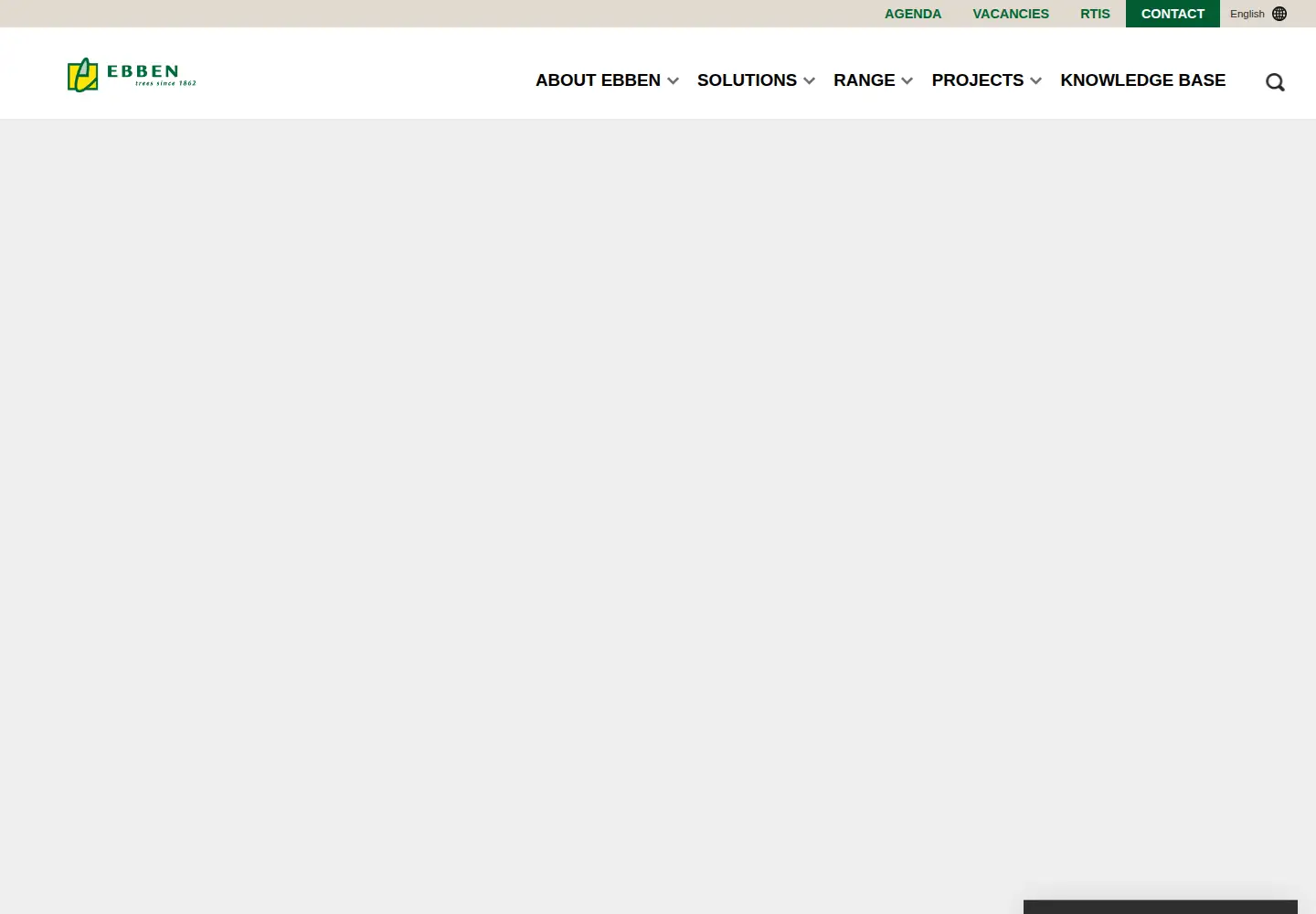 Captured homepage of ebben.nl in the current scan