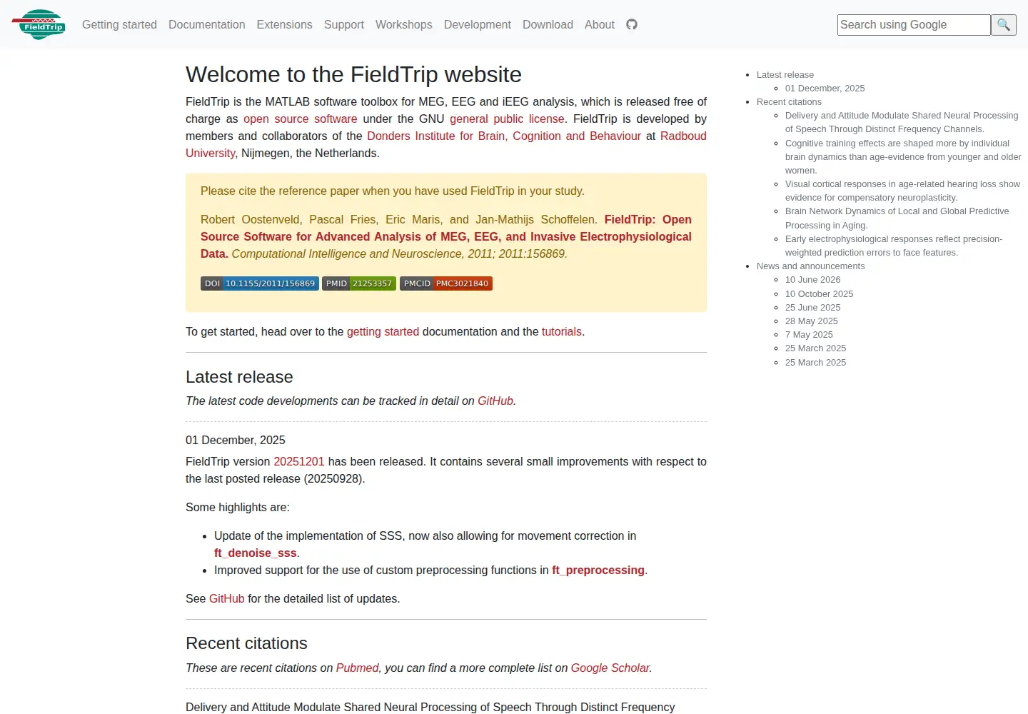 Screenshot of fieldtriptoolbox.org
