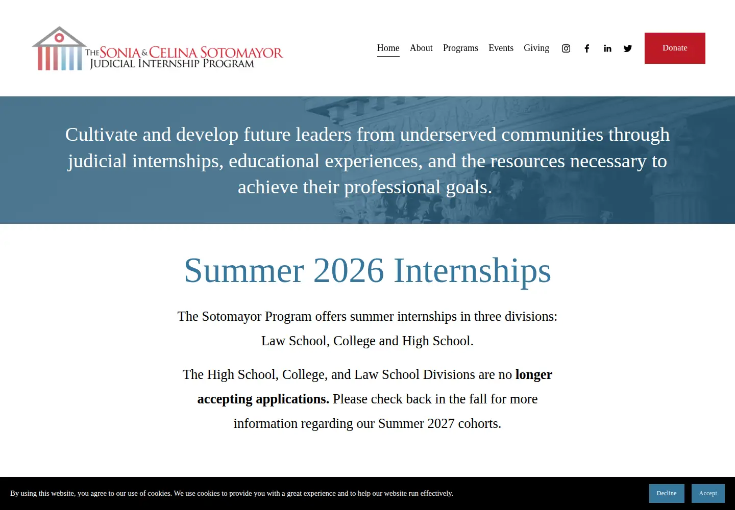 Screenshot of scsjip.org